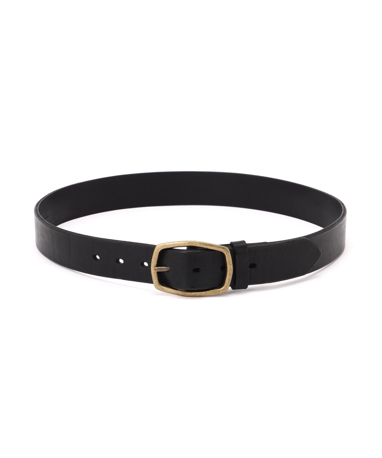 《直営店限定》COW LEATHER BELT DOUBLE PIN