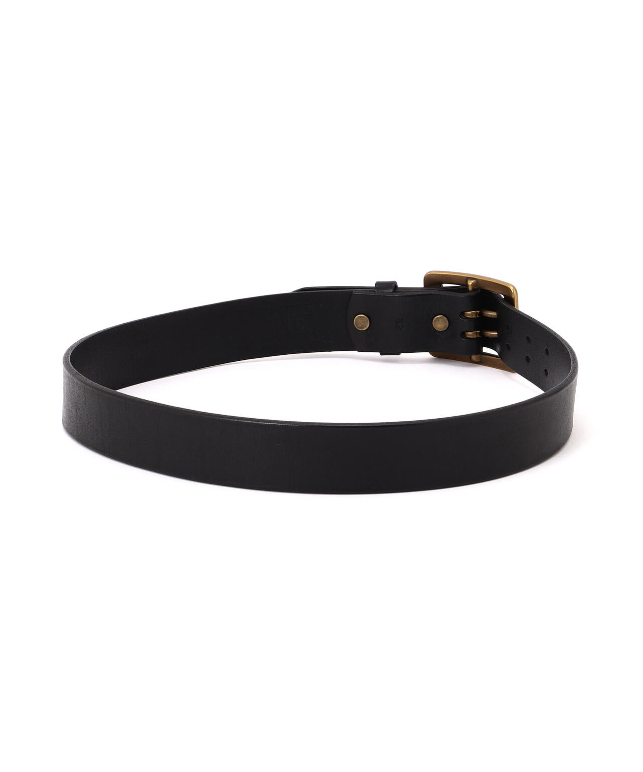 《直営店限定》COW LEATHER BELT DOUBLE PIN