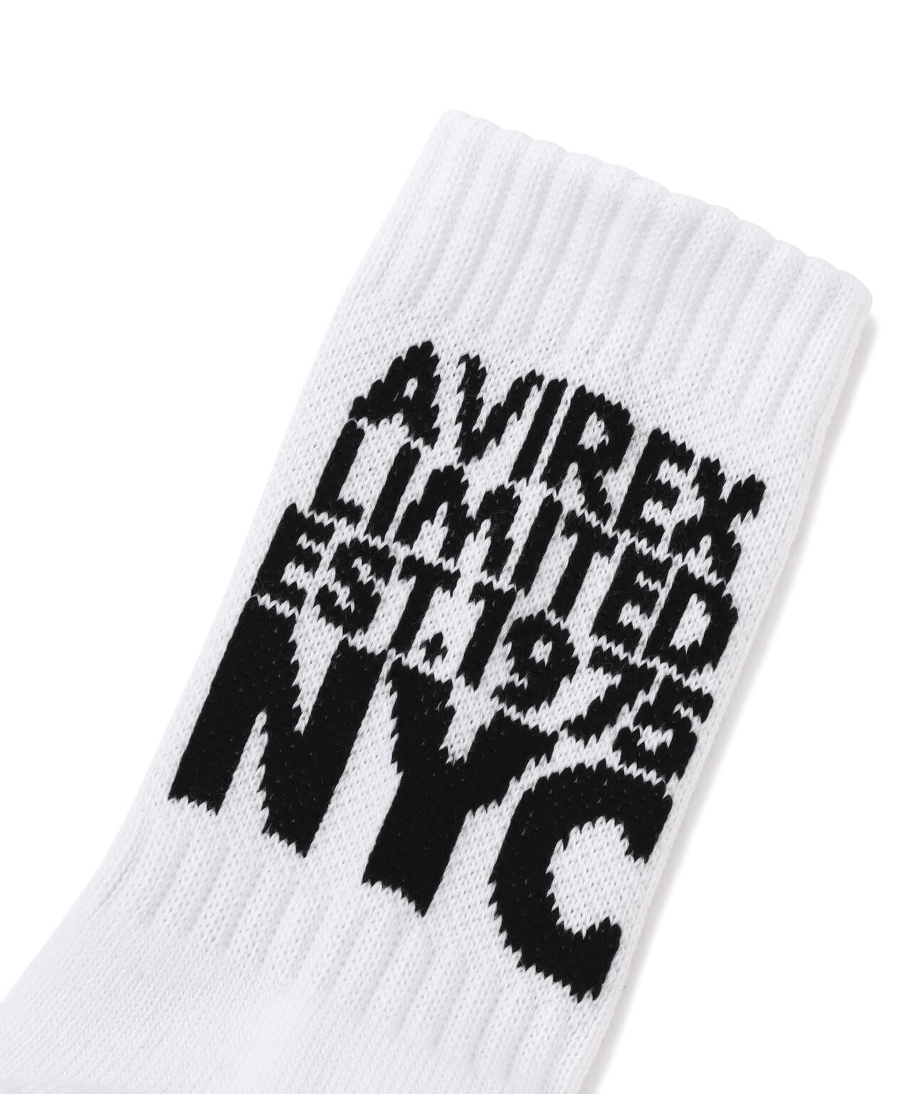《直営店限定》JACQUARD AVIREX NYC SOCKS