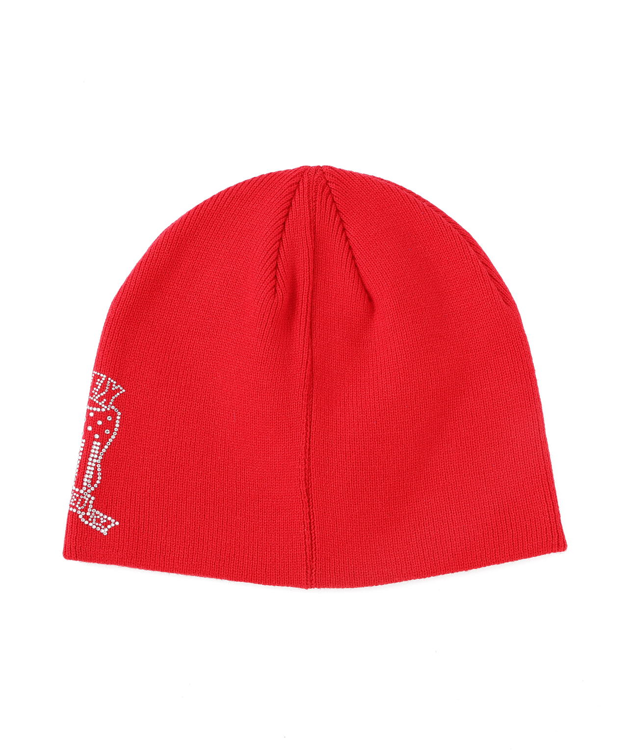 《WOMAN/直営店限定》RHINESTONE VARSITY LOGO BEANIE