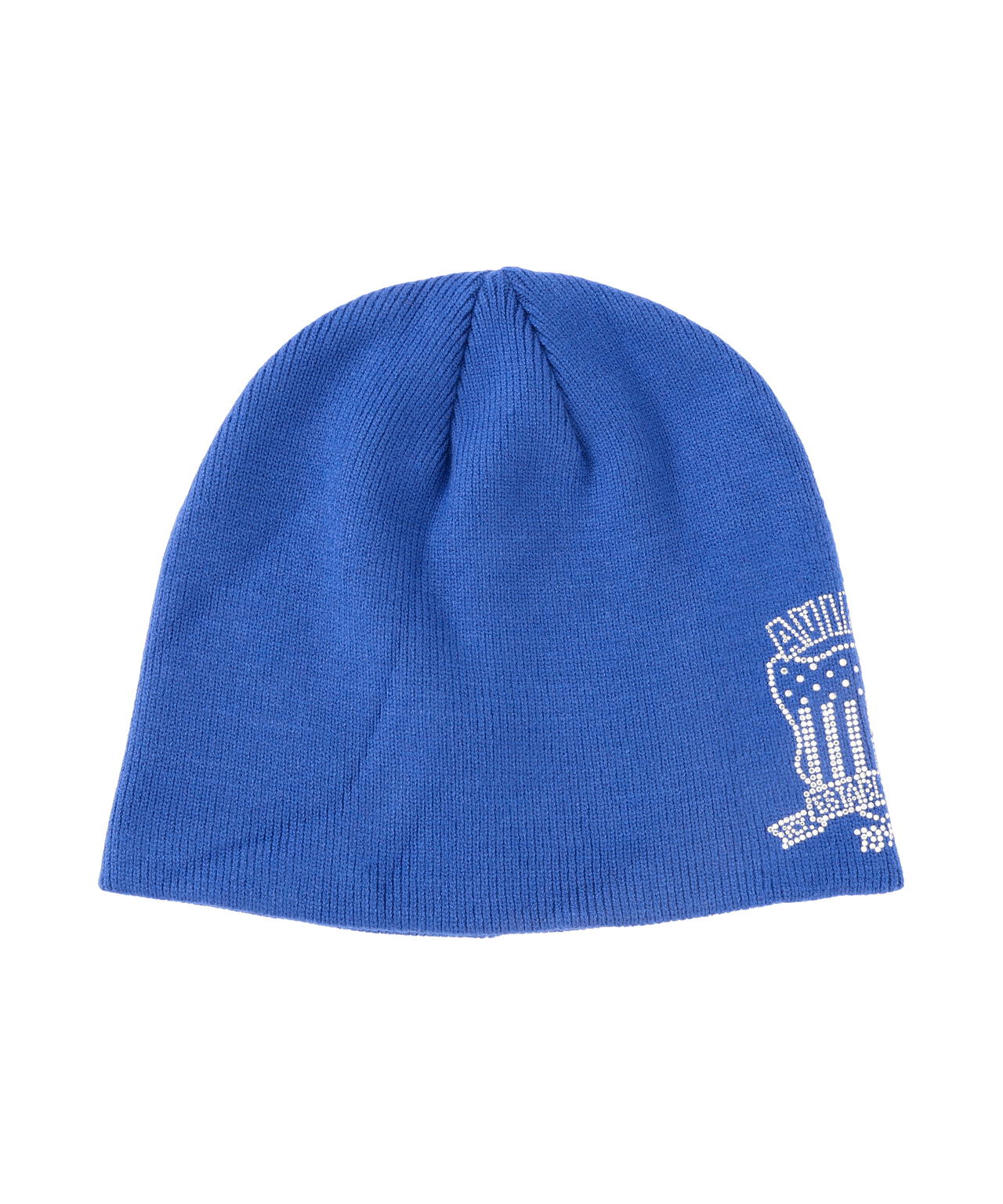 《WOMAN/直営店限定》RHINESTONE VARSITY LOGO BEANIE