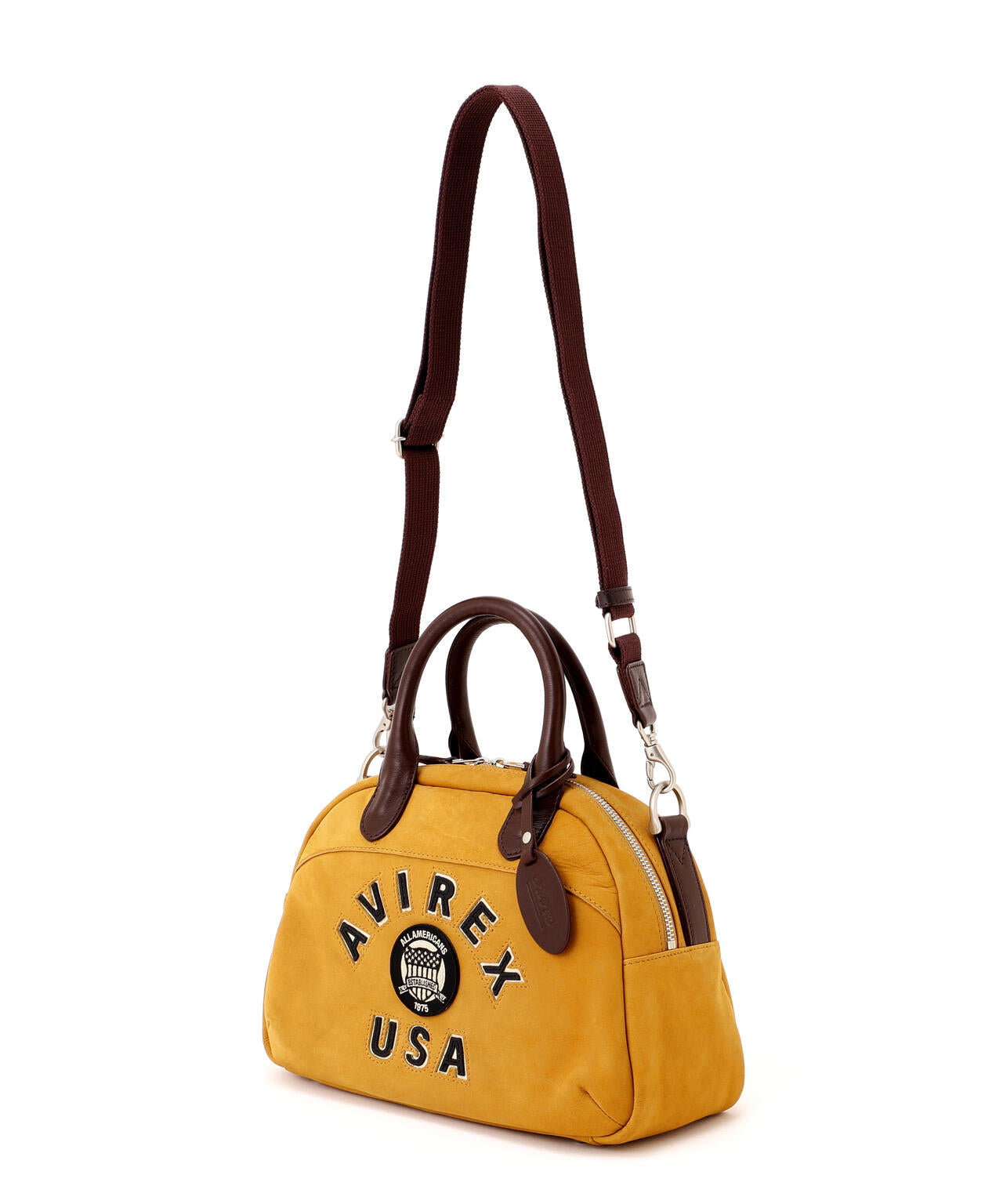 《直営店限定》LX VARSITY LEATHER MINI BOSTON BAG