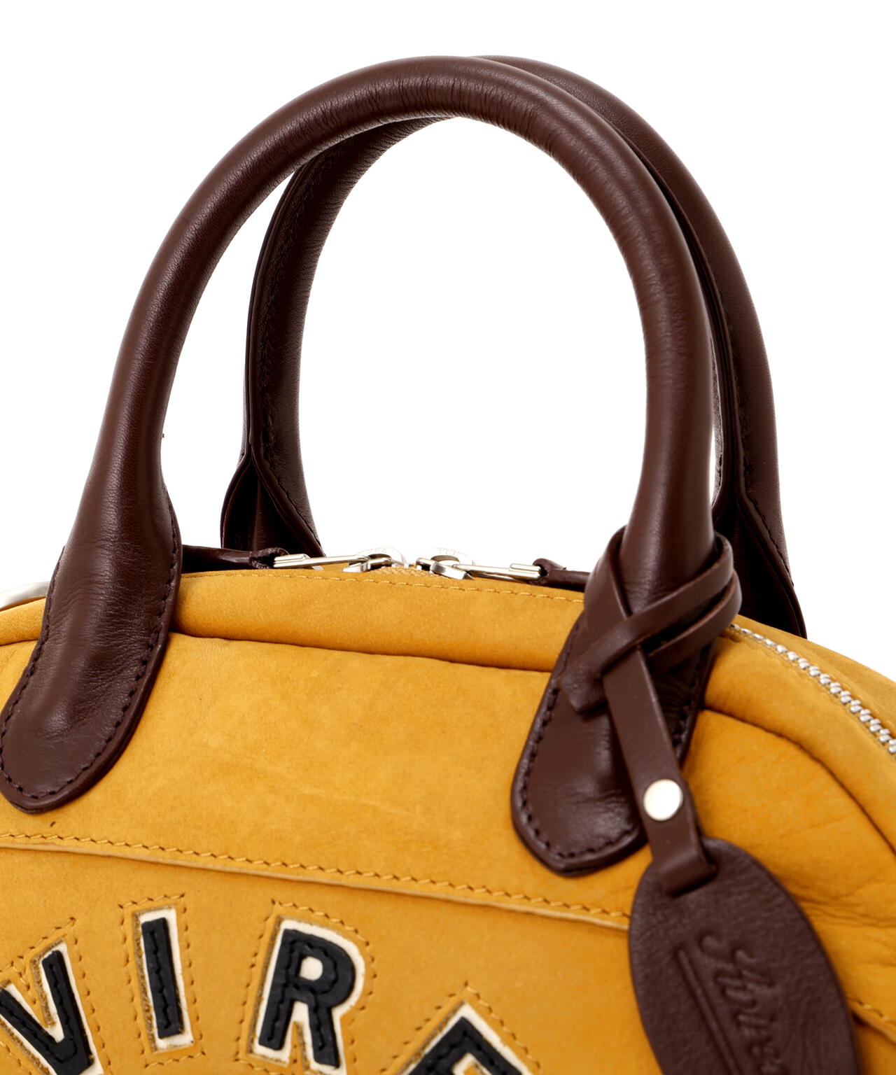 《直営店限定》LX VARSITY LEATHER MINI BOSTON BAG