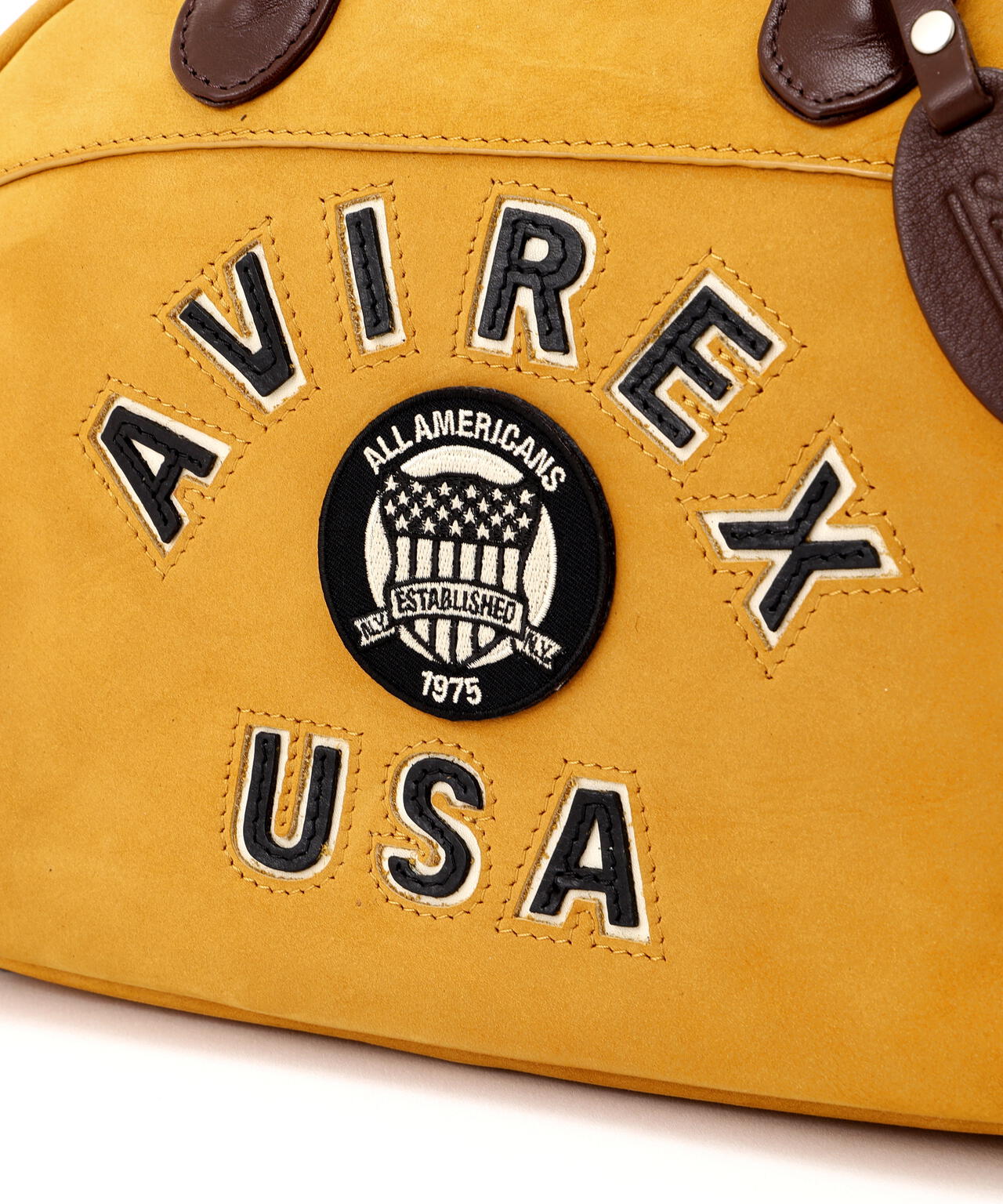 《直営店限定》LX VARSITY LEATHER MINI BOSTON BAG