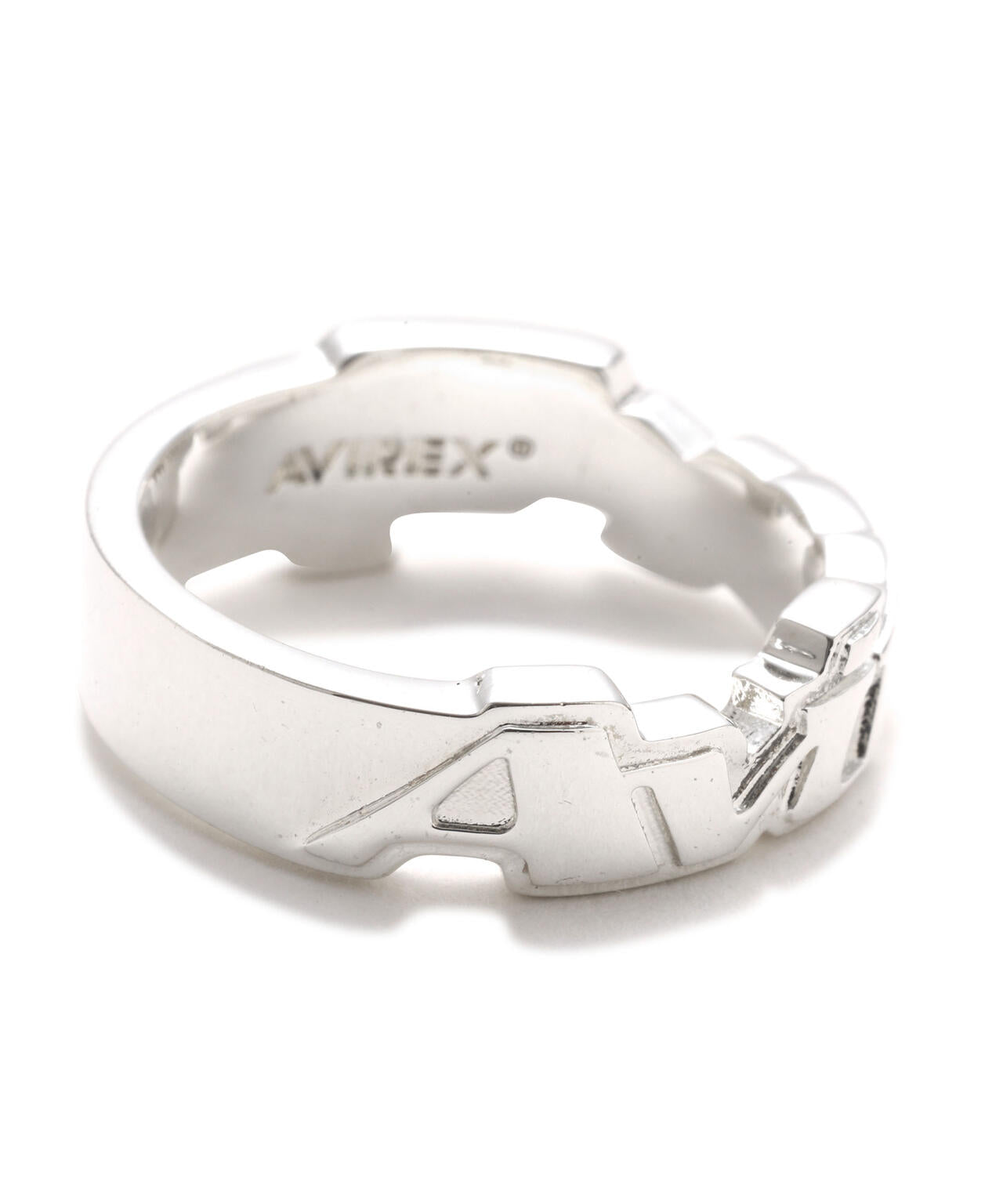 《AVIREX by J.H.M CO.，LTD.》GOALERS SIGNATURE LOGO RING
