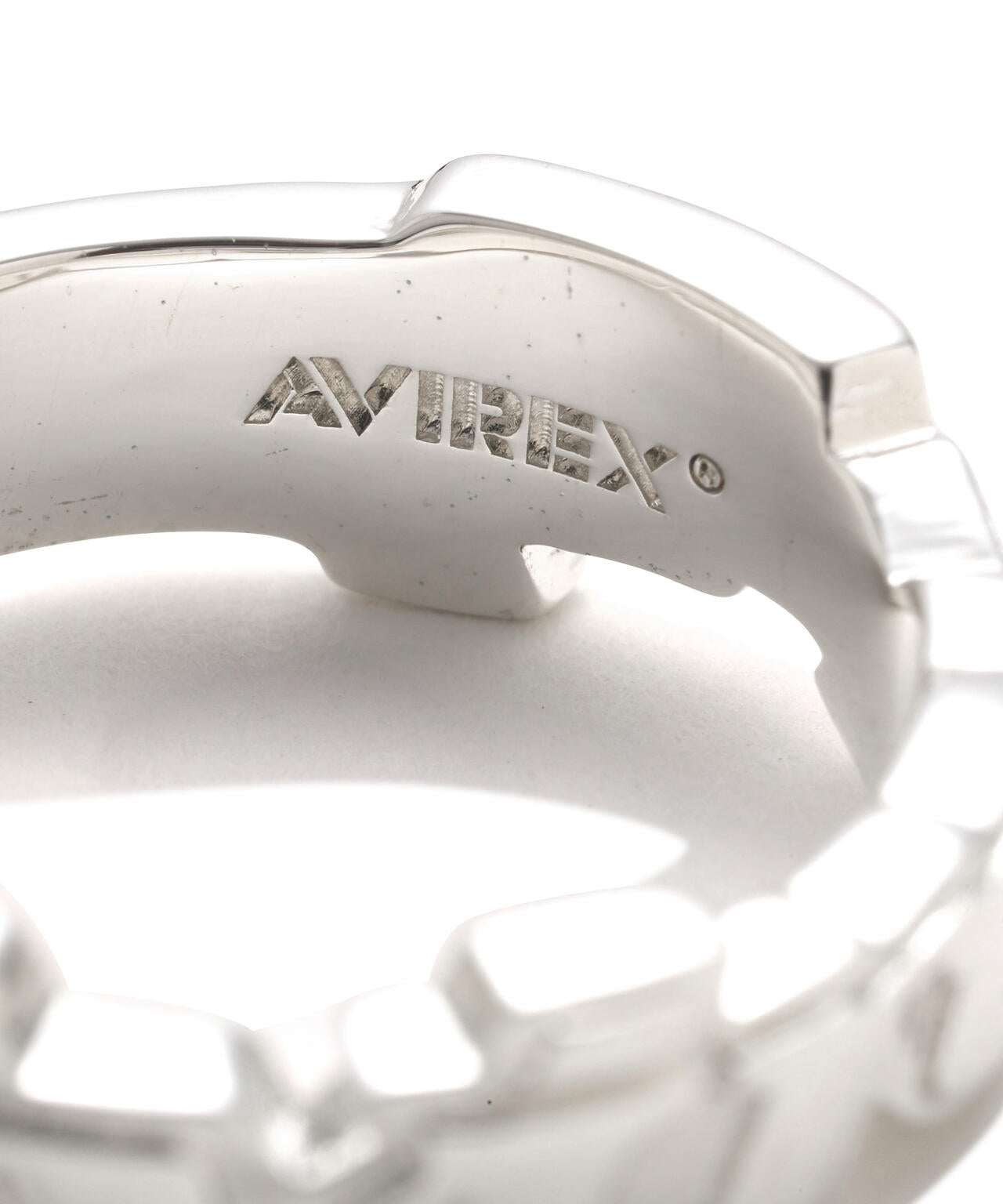 《AVIREX by J.H.M CO.，LTD.》GOALERS SIGNATURE LOGO RING