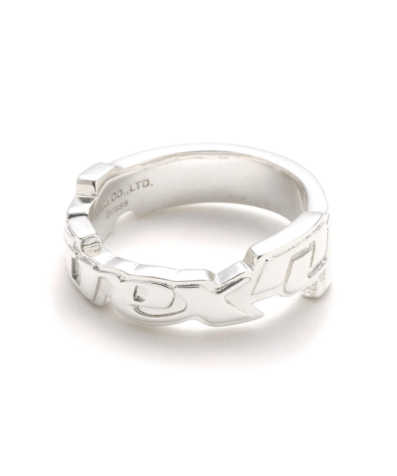 《AVIREX by J.H.M CO.，LTD.》GOALERS SIGNATURE LOGO RING