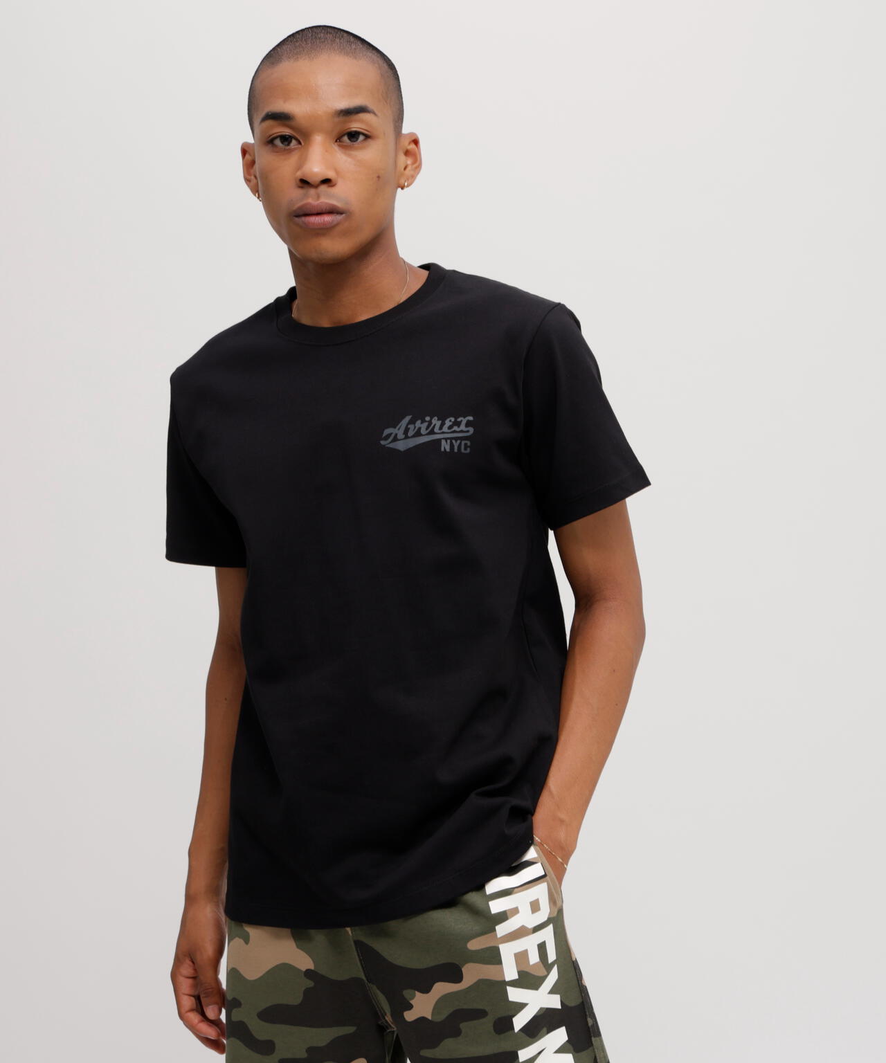 《WEB&DEPOT限定》S/S CREW NECK T STAR SPANGLED BANNER/クルーネック Tシャツ 星条旗