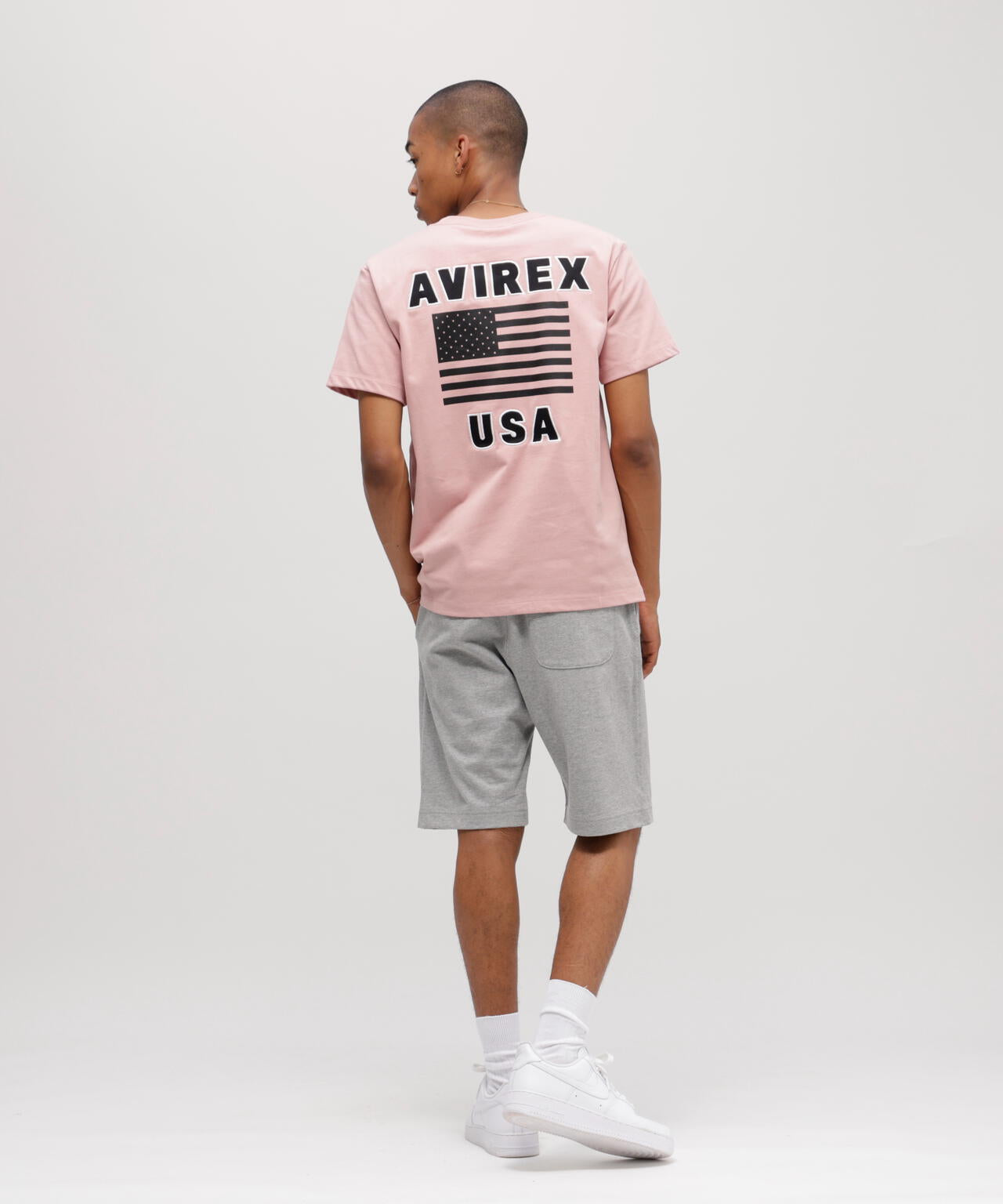 《WEB&DEPOT限定》S/S CREW NECK T STAR SPANGLED BANNER/クルーネック Tシャツ 星条旗