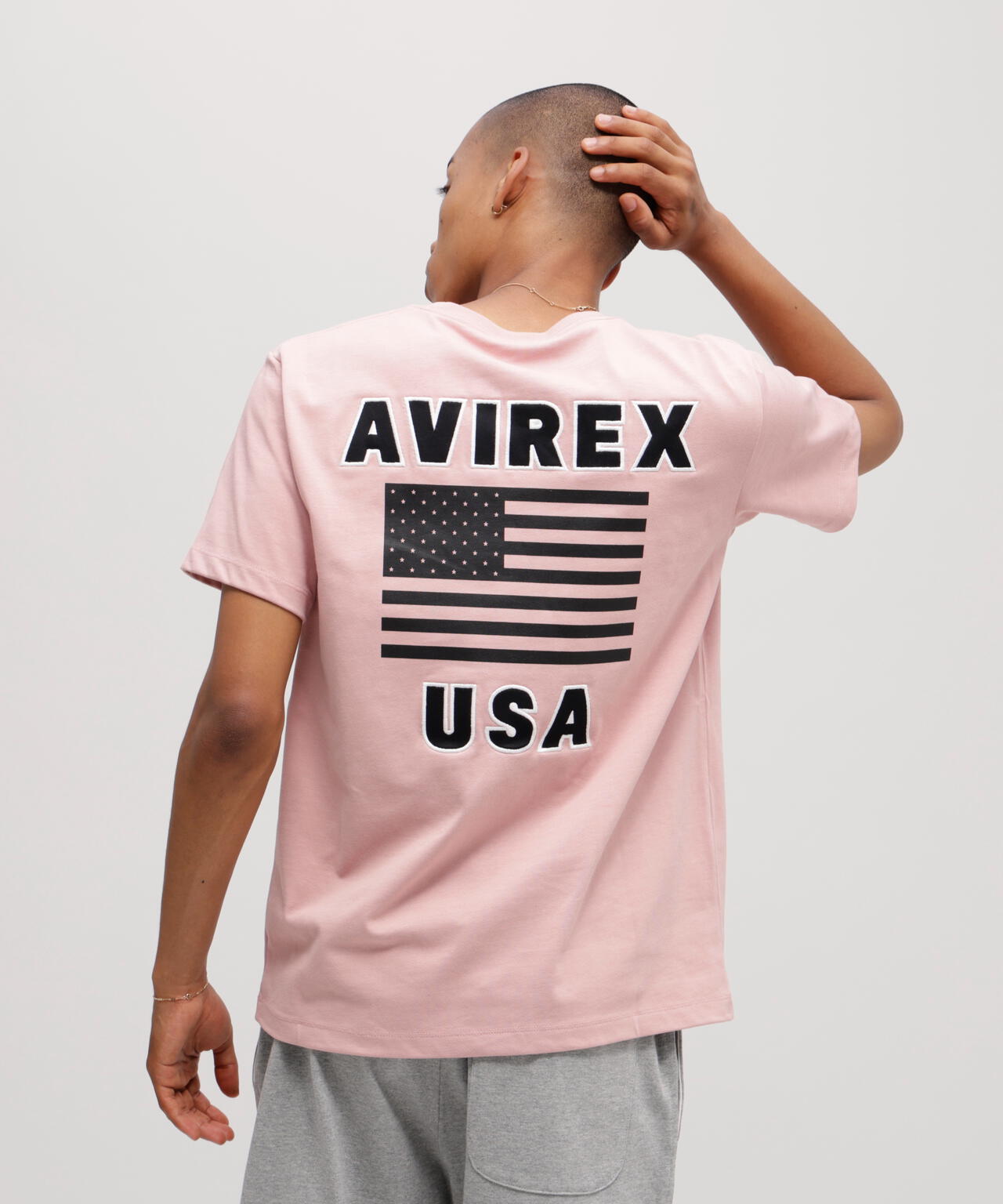 《WEB&DEPOT限定》S/S CREW NECK T STAR SPANGLED BANNER/クルーネック Tシャツ 星条旗