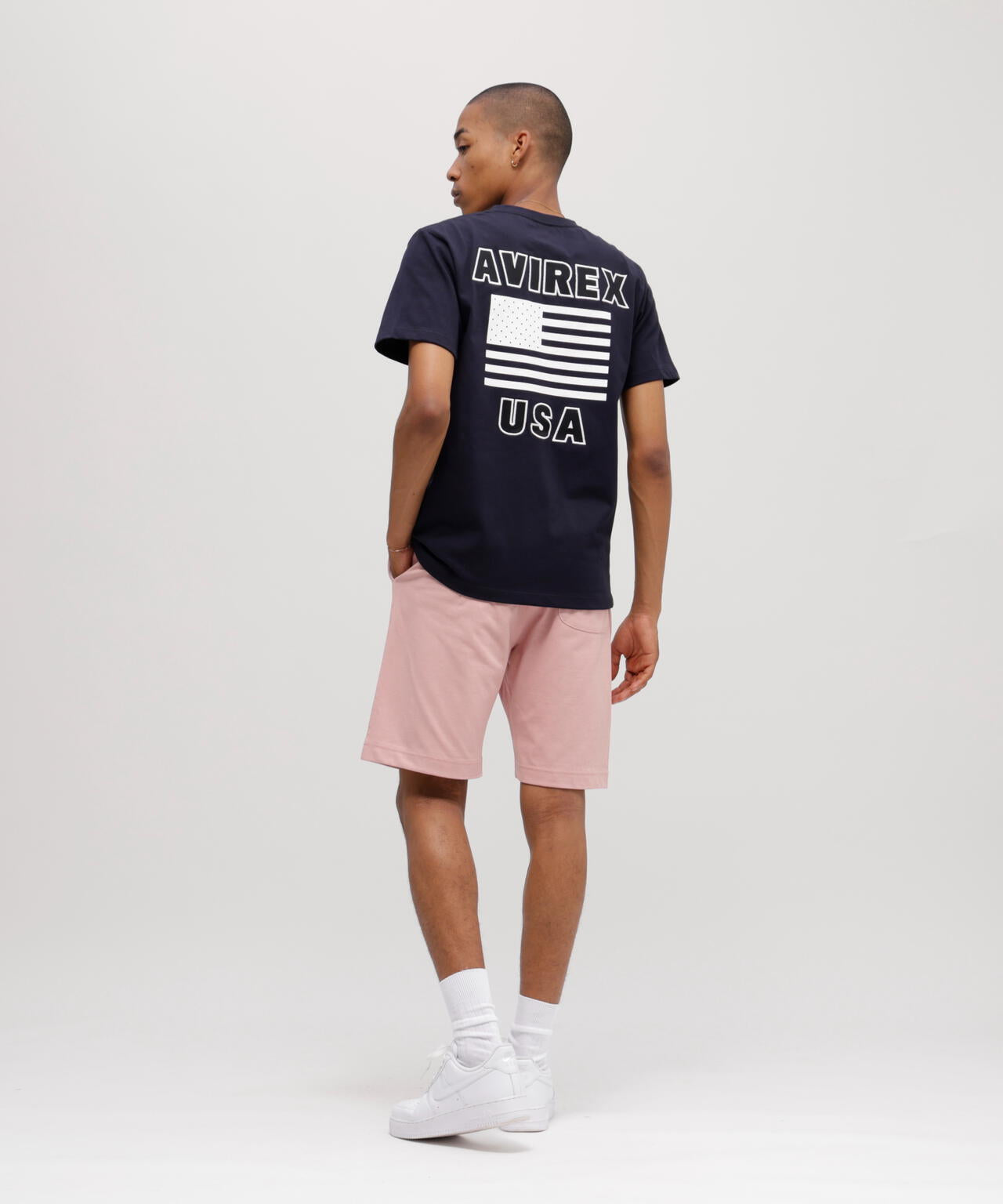 《WEB&DEPOT限定》S/S CREW NECK T STAR SPANGLED BANNER/クルーネック Tシャツ 星条旗