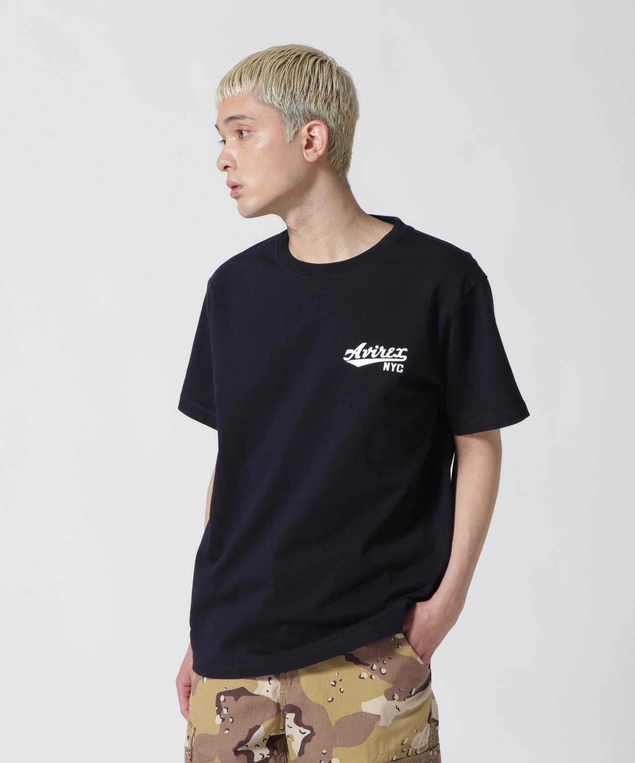 《WEB&DEPOT限定》S/S CREW NECK T STAR SPANGLED BANNER/クルーネック Tシャツ 星条旗