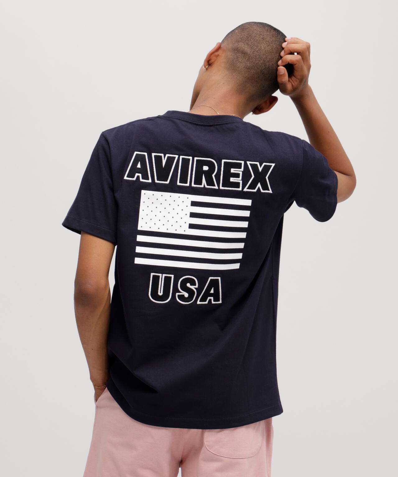 《WEB&DEPOT限定》S/S CREW NECK T STAR SPANGLED BANNER/クルーネック Tシャツ 星条旗