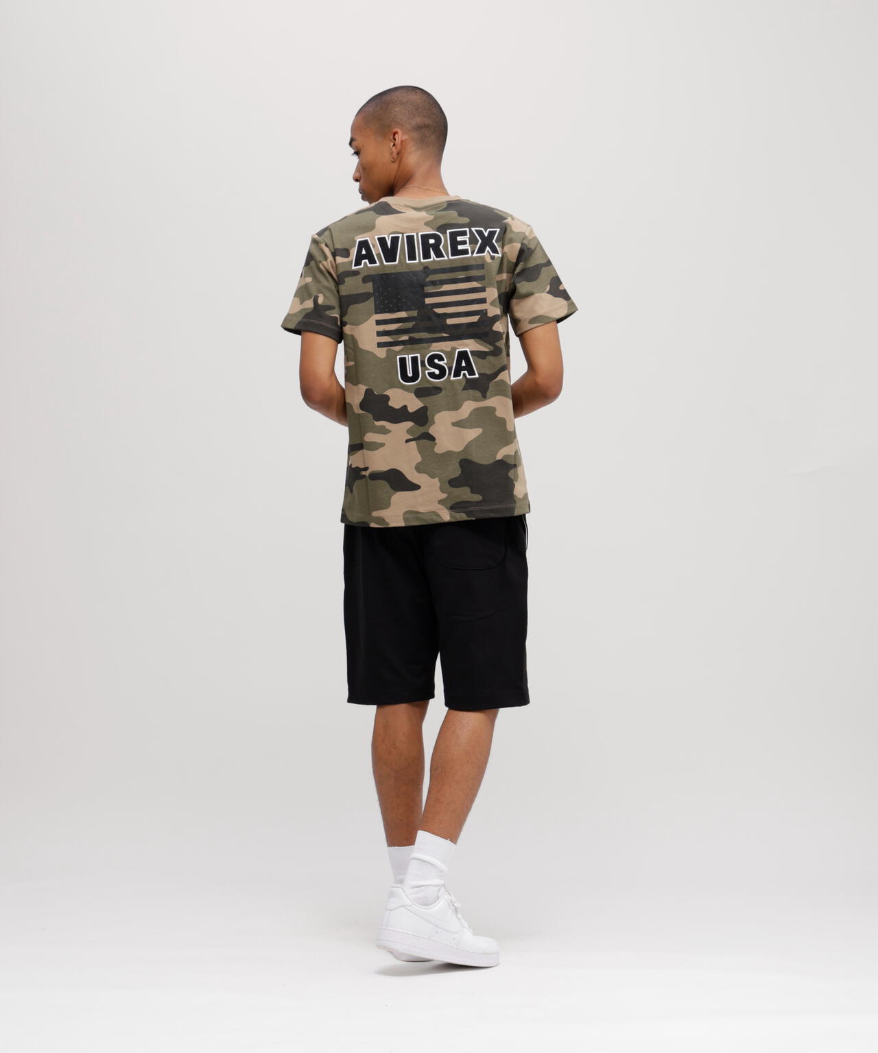 《WEB&DEPOT限定》S/S CREW NECK T STAR SPANGLED BANNER/クルーネック Tシャツ 星条旗