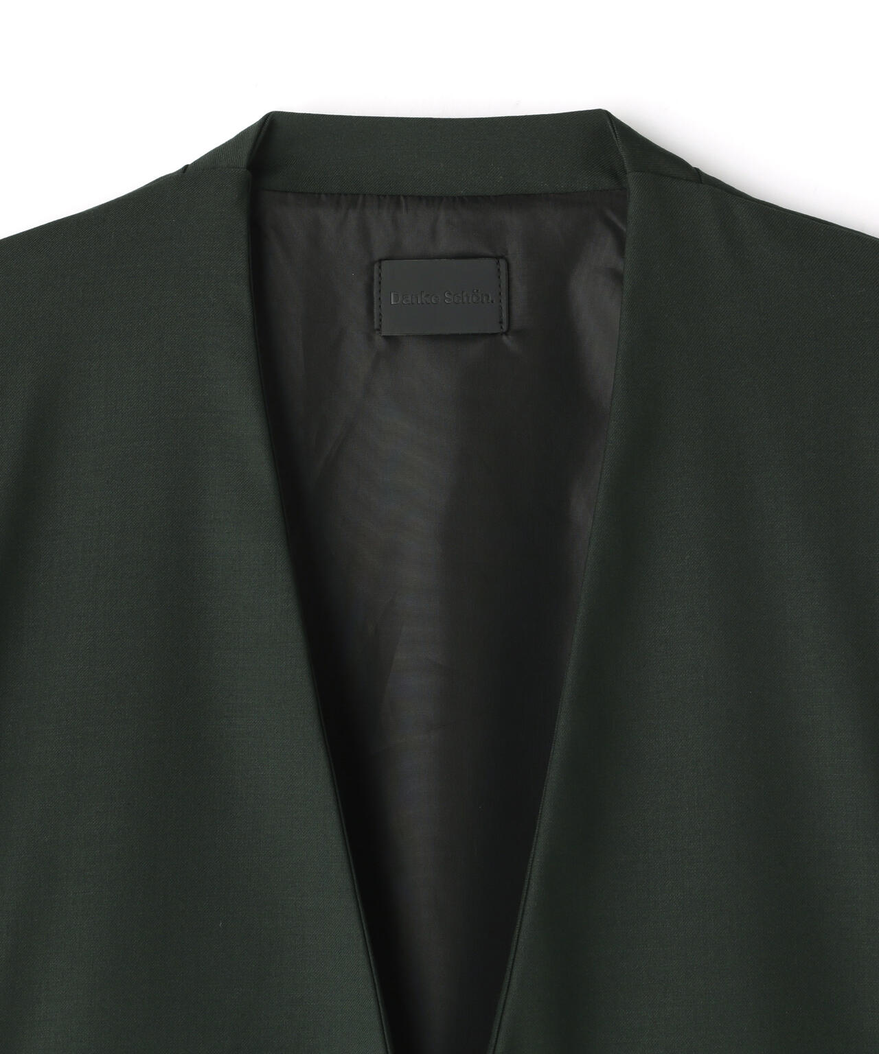 DankeSchon/ダンケシェーン/TR No Collar Jacket/ノーカラージャケット