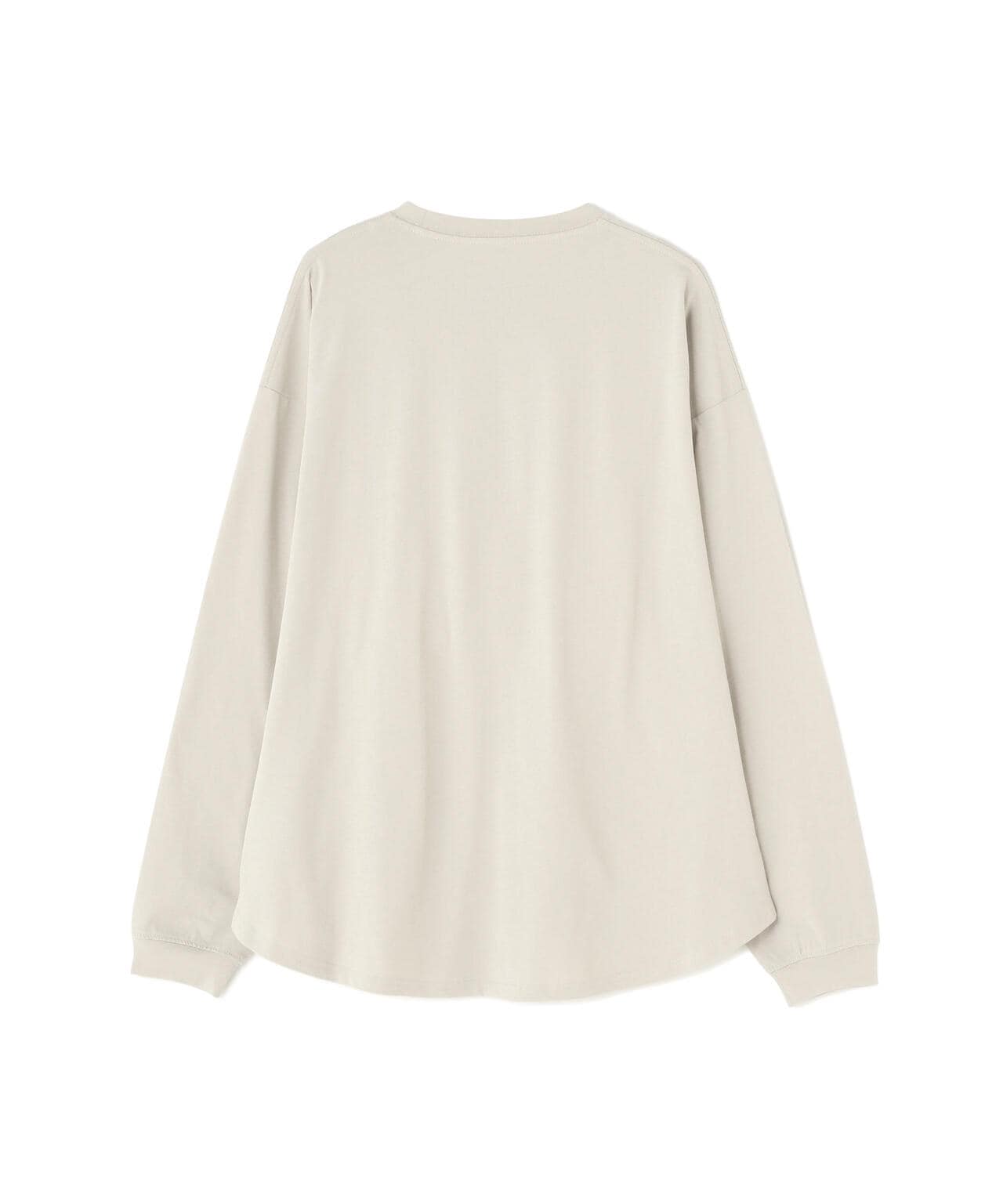 A4A/エーフォーエー/強撚糸ラウンドロングスリーブTシャツ