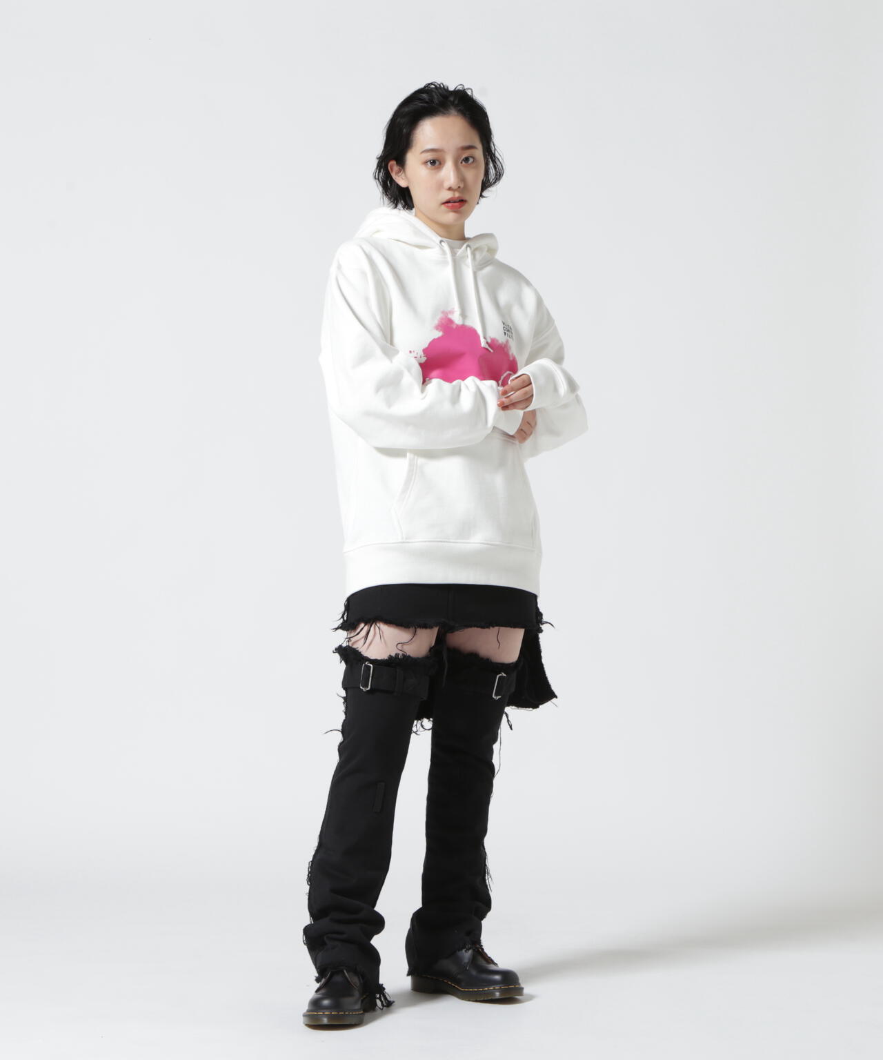 VOLTAGE CONTROL FILTER/ヴォルテージコントロールフィルター/Print Hoodie Oversized/パーカー