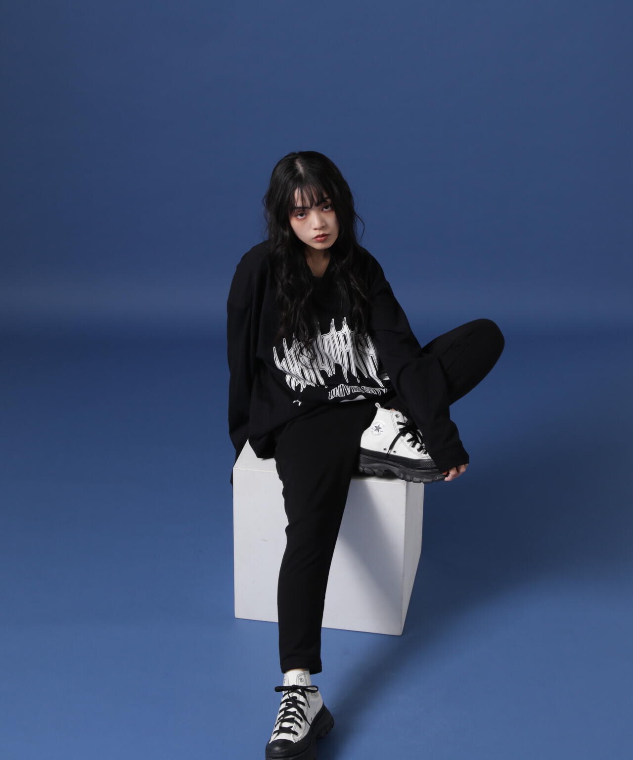 【WEB&DEPOT限定】DankeSchon/ダンケシェーン/DS LST/ロゴロングスリーブT