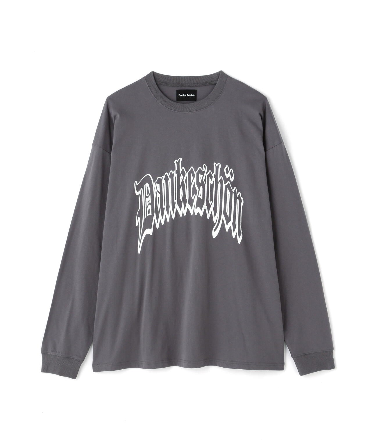 【WEB&DEPOT限定】DankeSchon/ダンケシェーン/DS LST/ロゴロングスリーブT