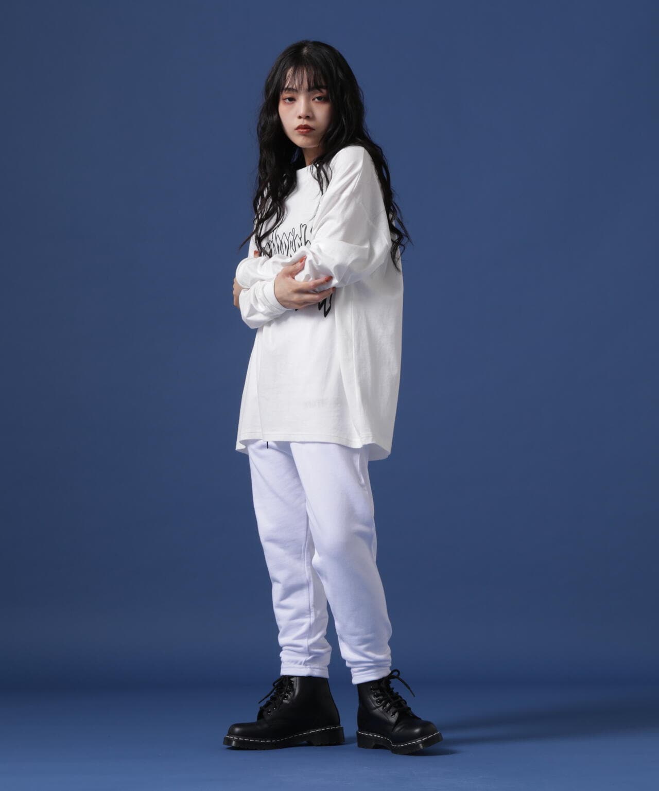 【WEB&DEPOT限定】DankeSchon/ダンケシェーン/DS LST/ロゴロングスリーブT