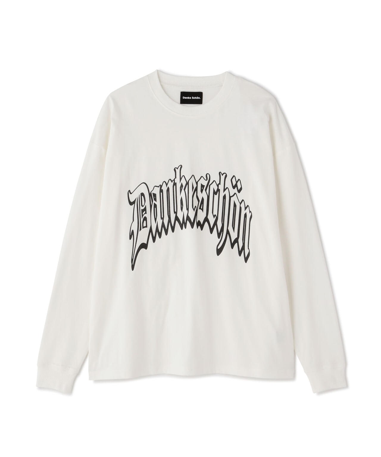 【WEB&DEPOT限定】DankeSchon/ダンケシェーン/DS LST/ロゴロングスリーブT