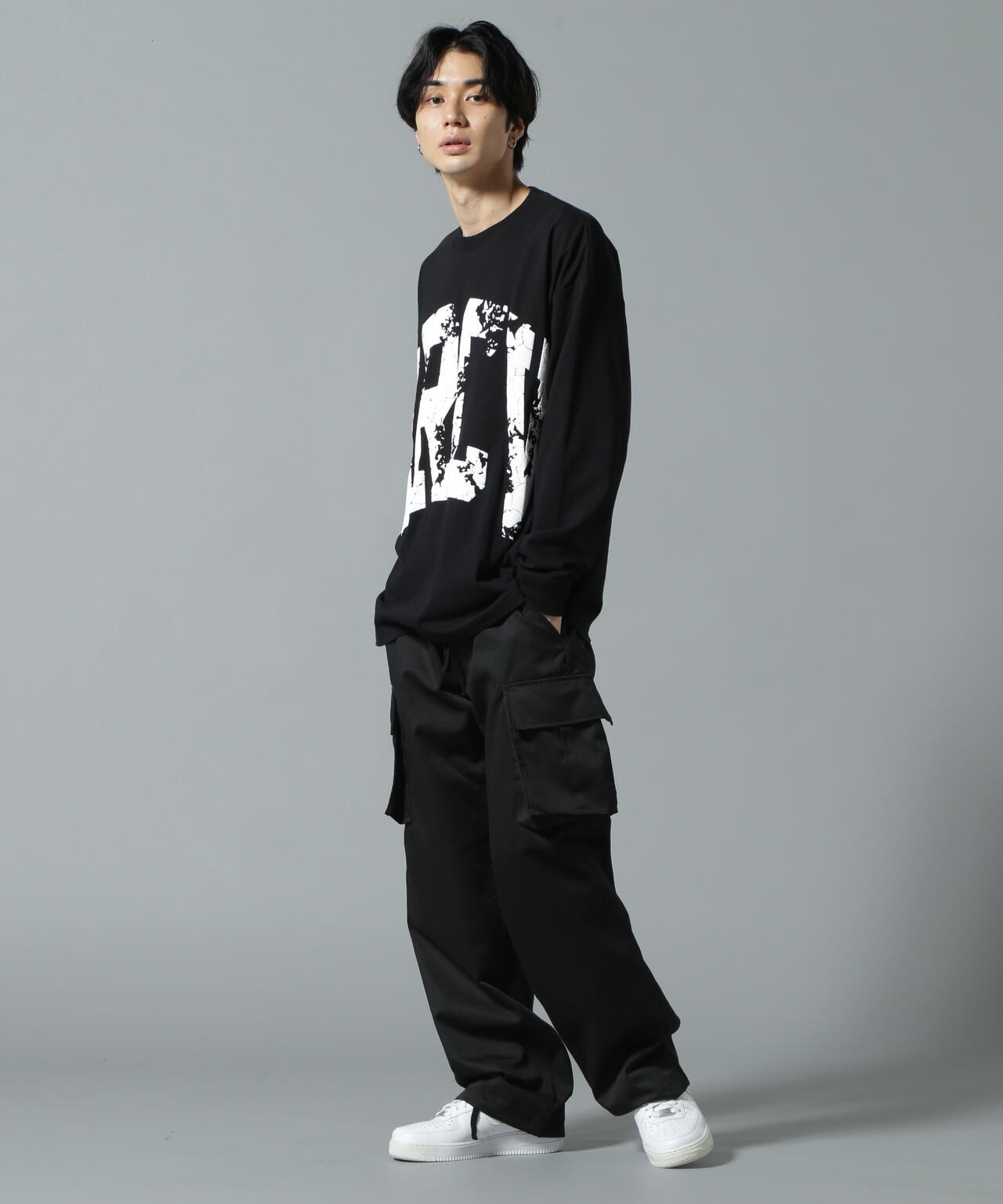 【WEB&DEPOT限定】DankeSchon/ダンケシェーン/ARCV LOGO LST/ロンT
