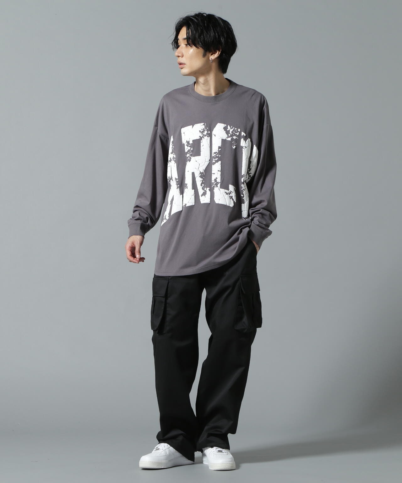 【WEB&DEPOT限定】DankeSchon/ダンケシェーン/ARCV LOGO LST/ロンT