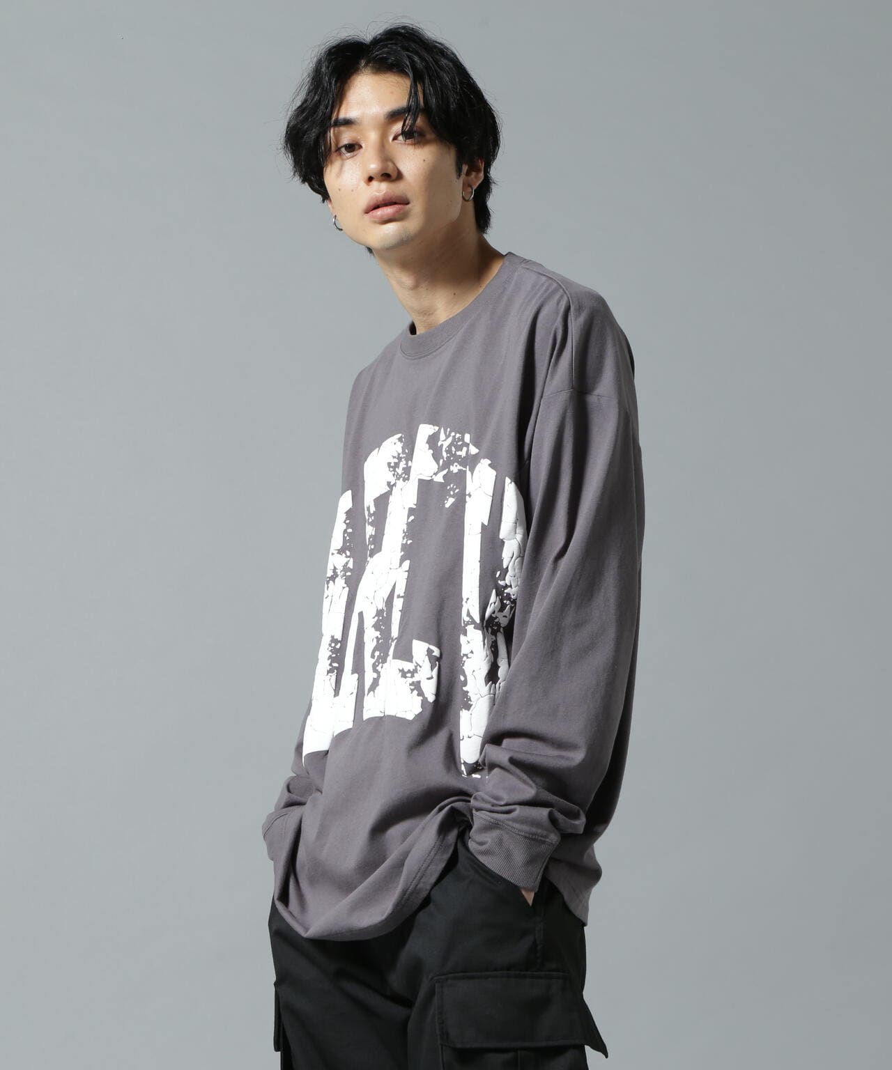 【WEB&DEPOT限定】DankeSchon/ダンケシェーン/ARCV LOGO LST/ロンT