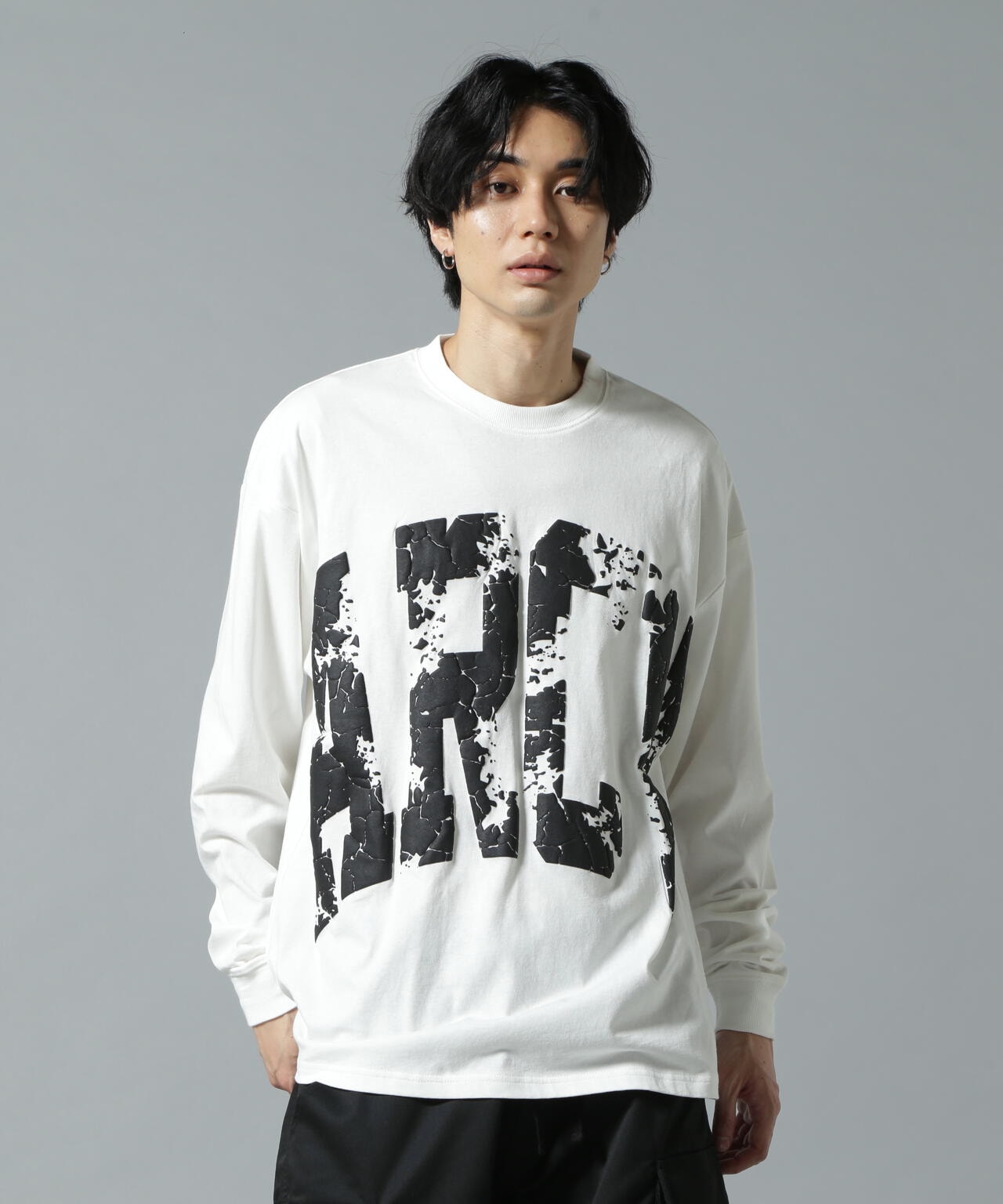 【WEB&DEPOT限定】DankeSchon/ダンケシェーン/ARCV LOGO LST/ロンT