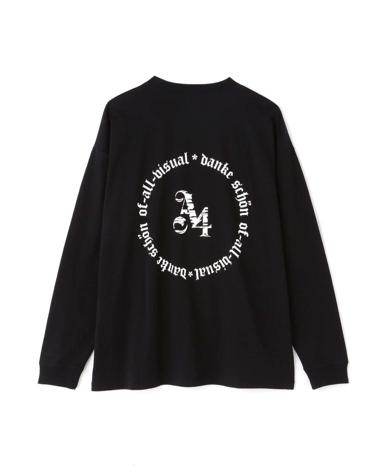 【WEB&DEPOT限定】DankeSchon/ダンケシェーン/A4 LST/サークルロゴ ロングスリーブTシャツ