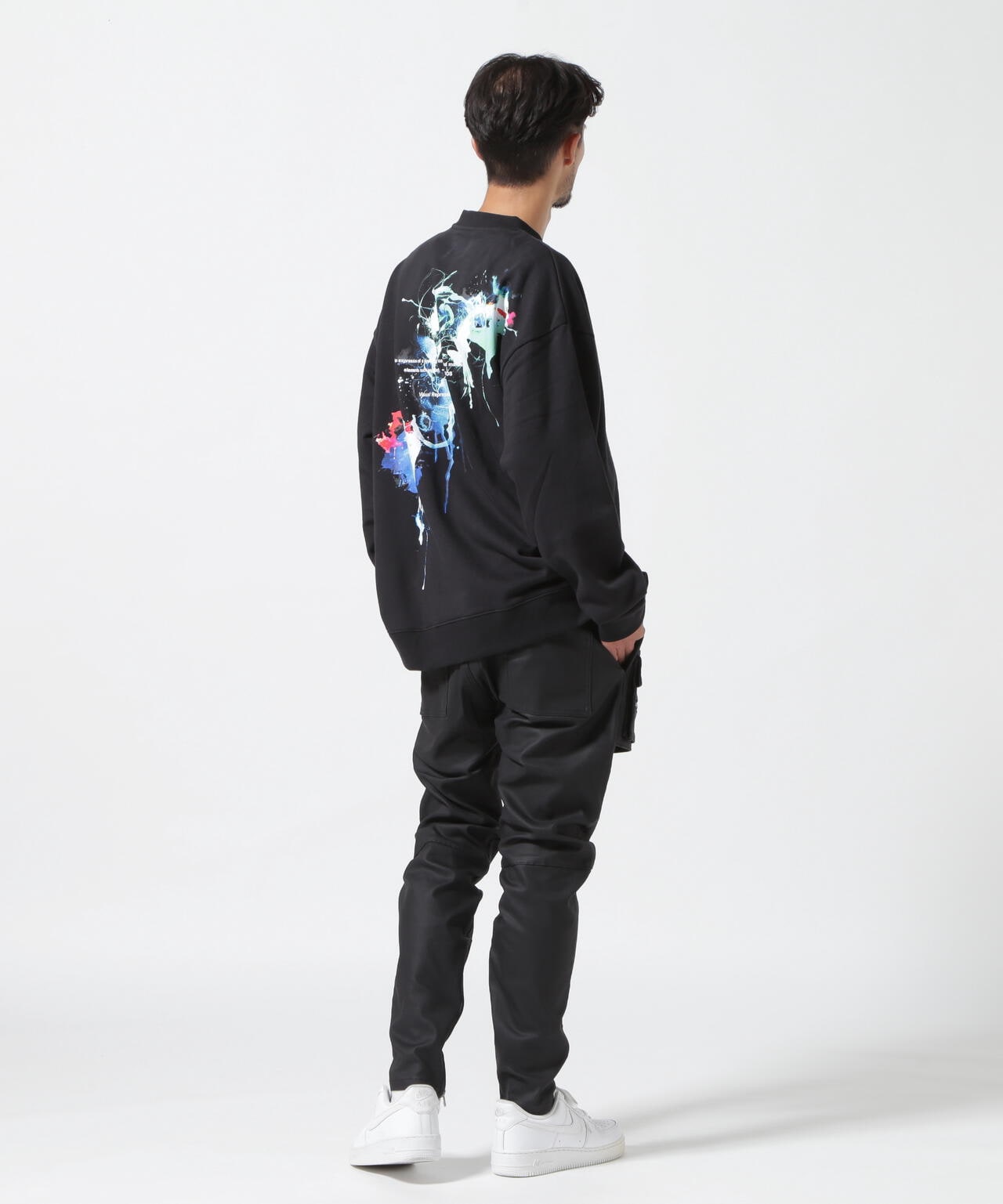 【WEB&DEPOT限定】A4A/エーフォーエー/SPLASH SWEAT CREWNECK/クルーネックスウェット