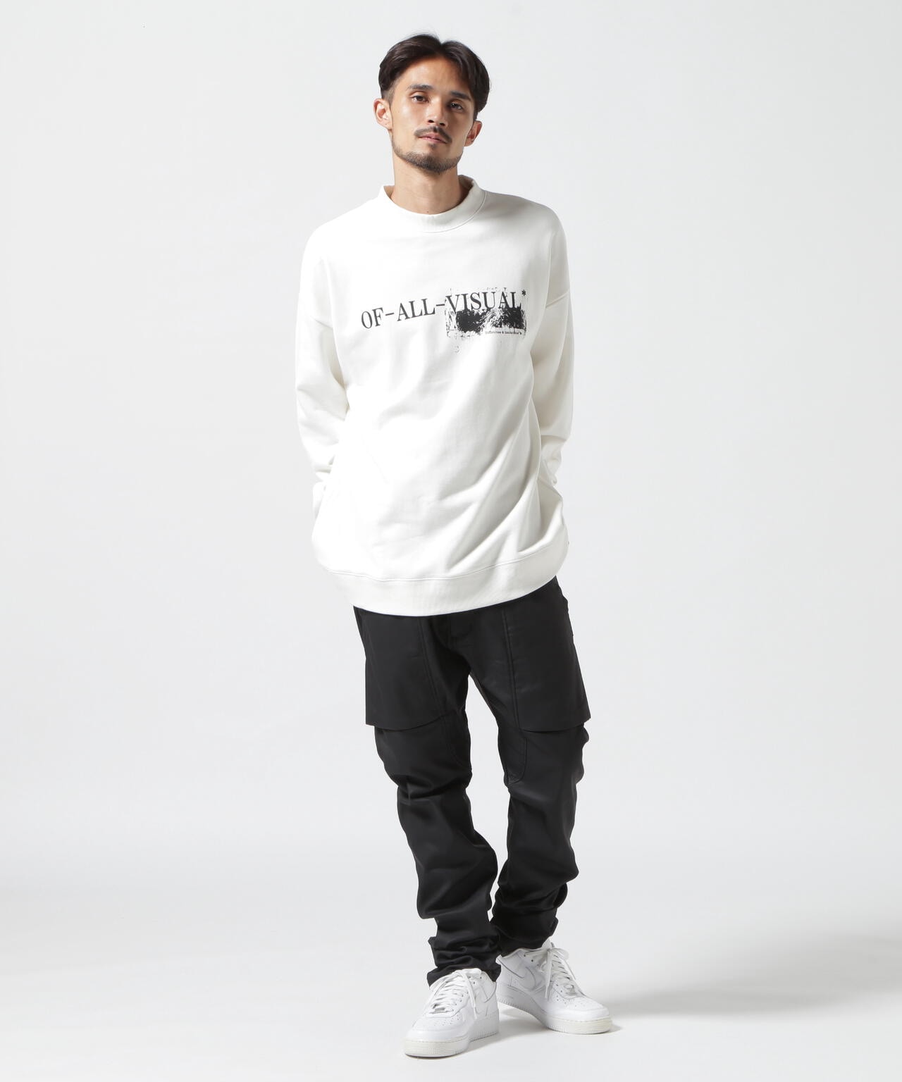 【WEB&DEPOT限定】A4A/エーフォーエー/SPLASH SWEAT CREWNECK/クルーネックスウェット