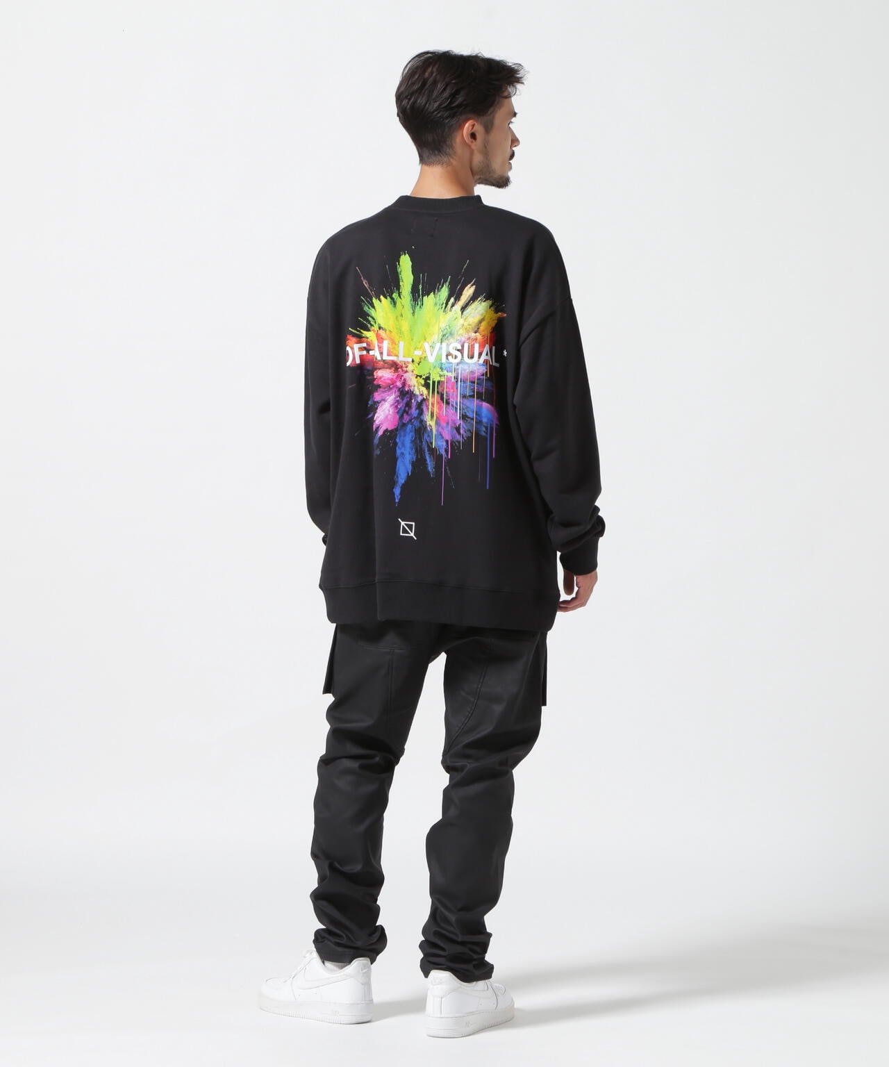 【WEB&DEPOT限定】/A4A/エーフォーエー/PAINT SWEAT CREWNECK/ペイントスウェットクルーネック