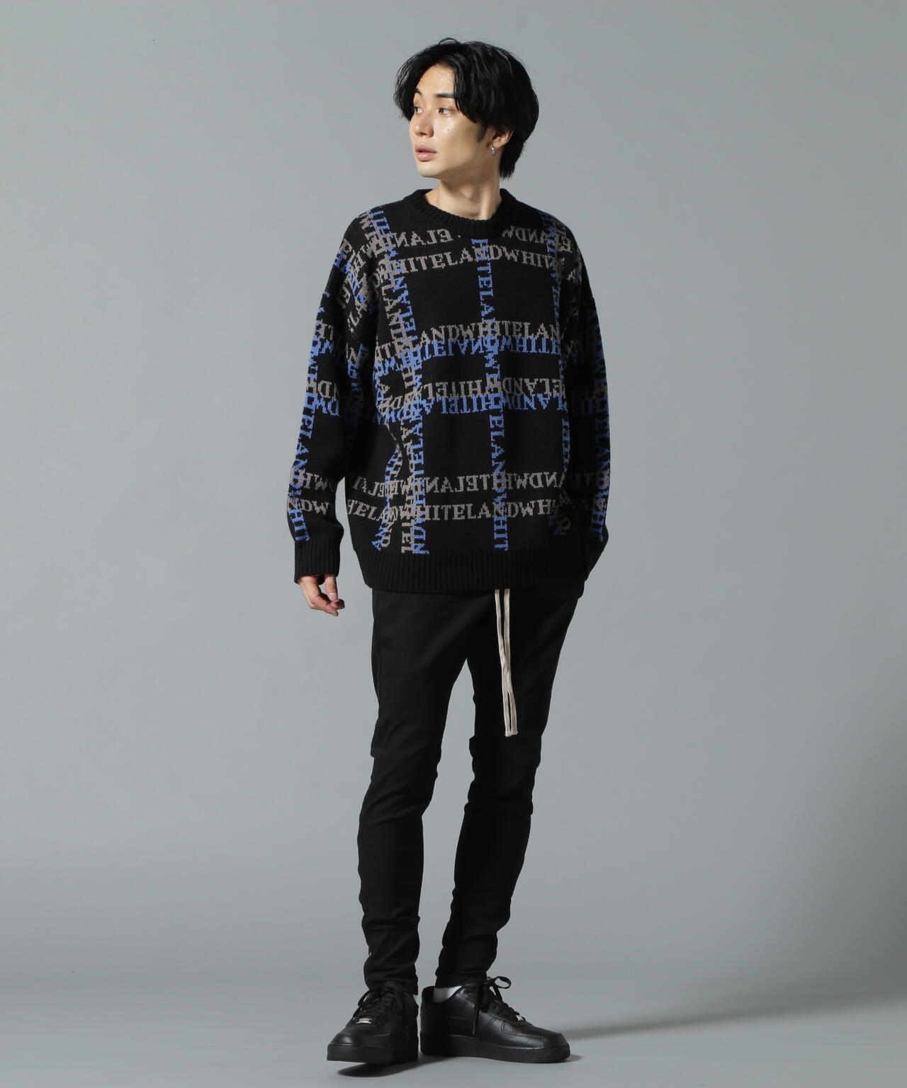【WEB&DEPOT限定】WHITELAND/ホワイトランド/LOGO CHECK CN