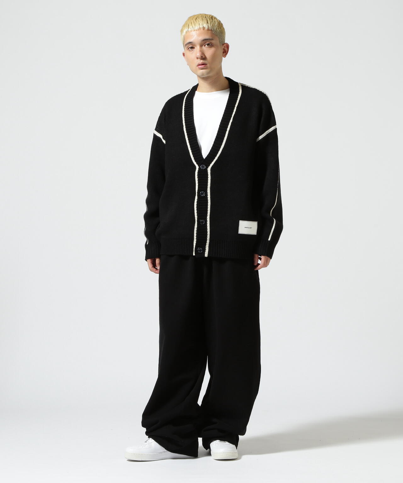 WEB&DEPOT限定/WHITELAND/ホワイトランド/LINE CARDIGAN