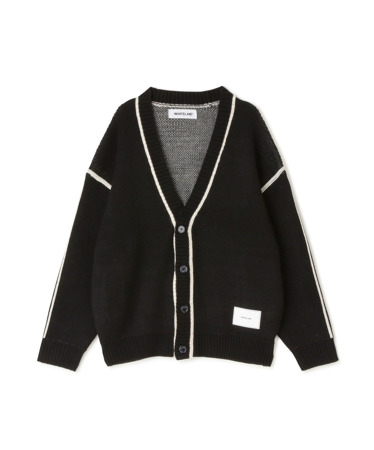 WEB&DEPOT限定/WHITELAND/ホワイトランド/LINE CARDIGAN
