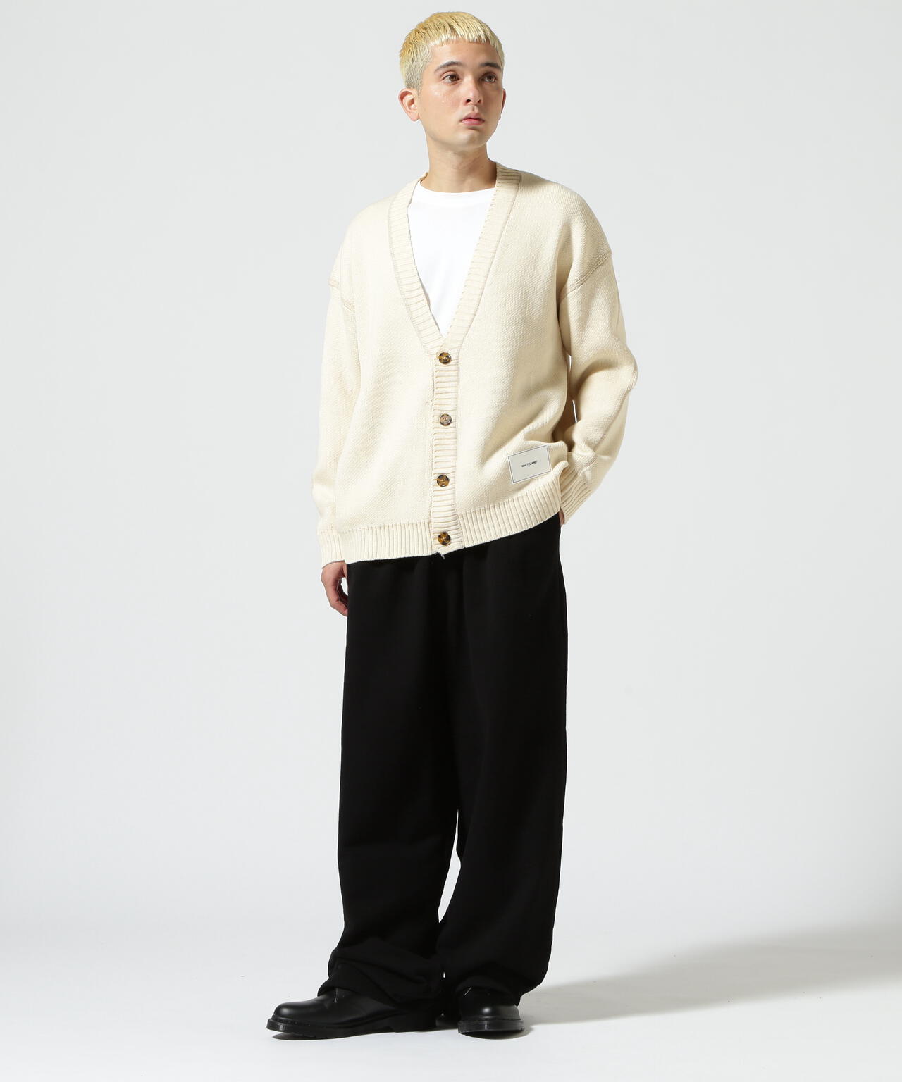 WEB&DEPOT限定/WHITELAND/ホワイトランド/LINE CARDIGAN