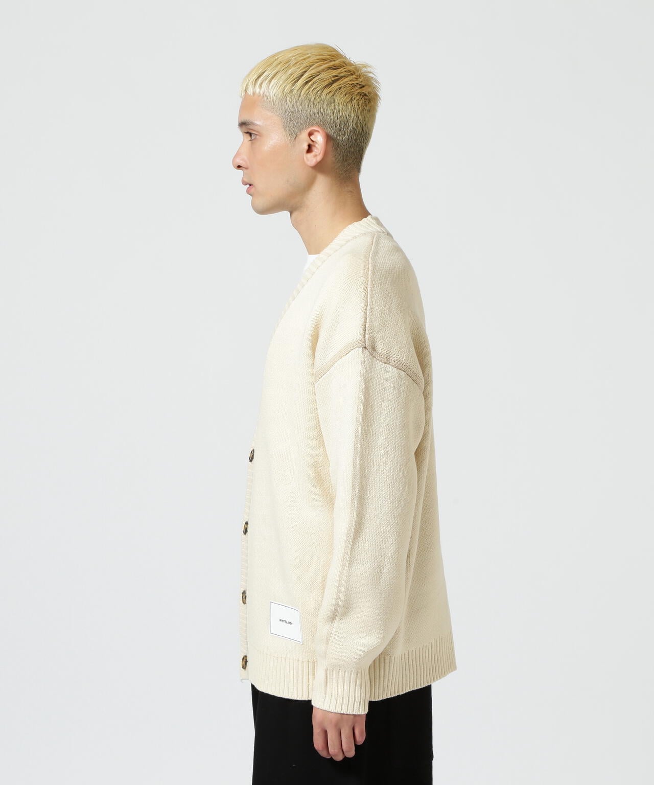 WEB&DEPOT限定/WHITELAND/ホワイトランド/LINE CARDIGAN
