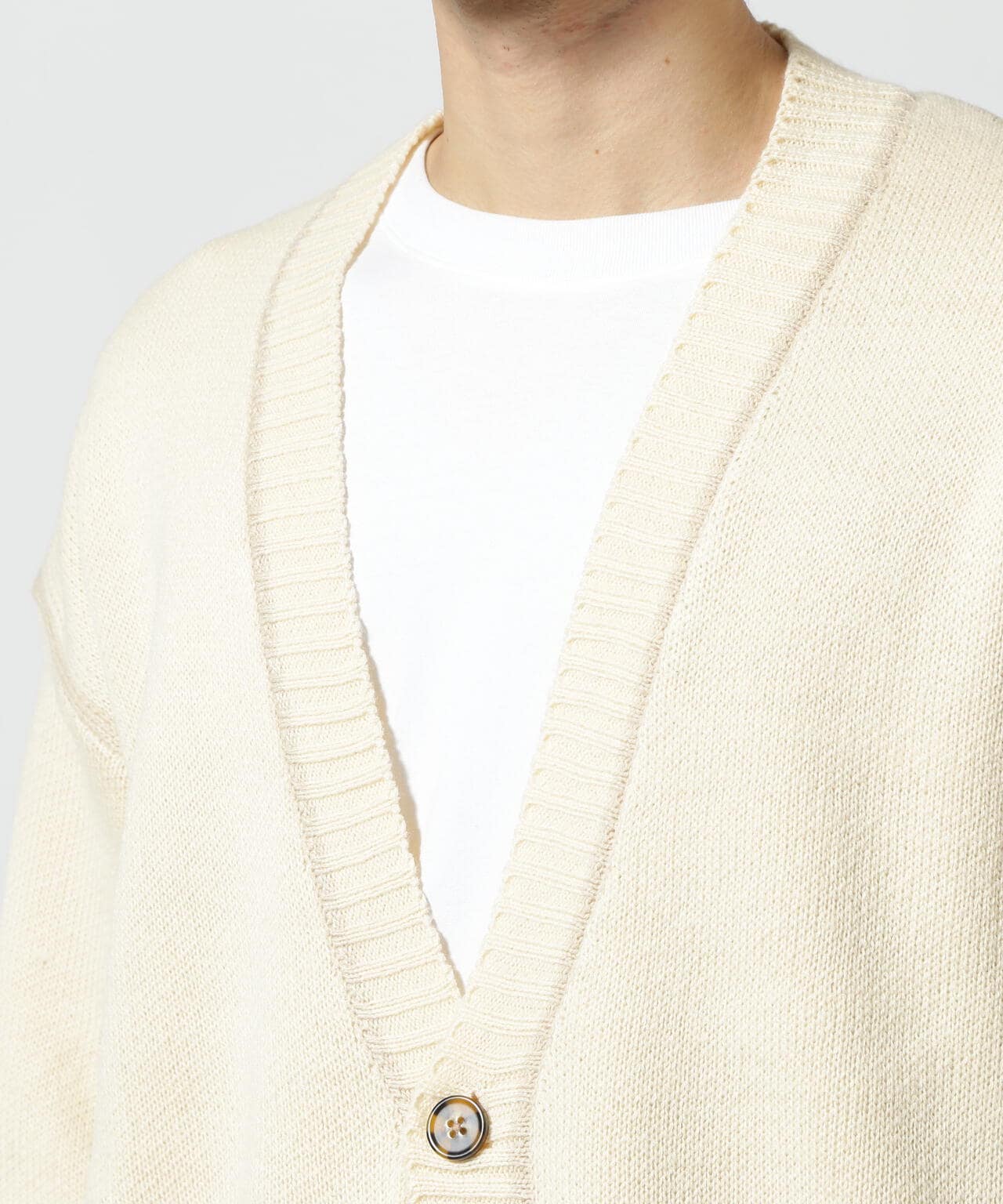 WEB&DEPOT限定/WHITELAND/ホワイトランド/LINE CARDIGAN