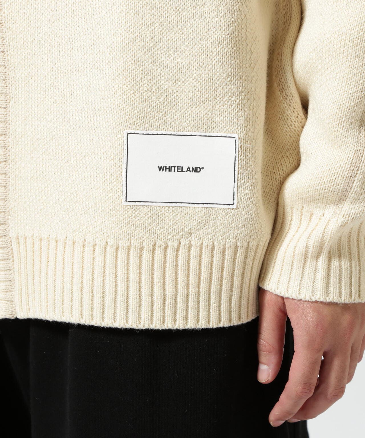 WEB&DEPOT限定/WHITELAND/ホワイトランド/LINE CARDIGAN