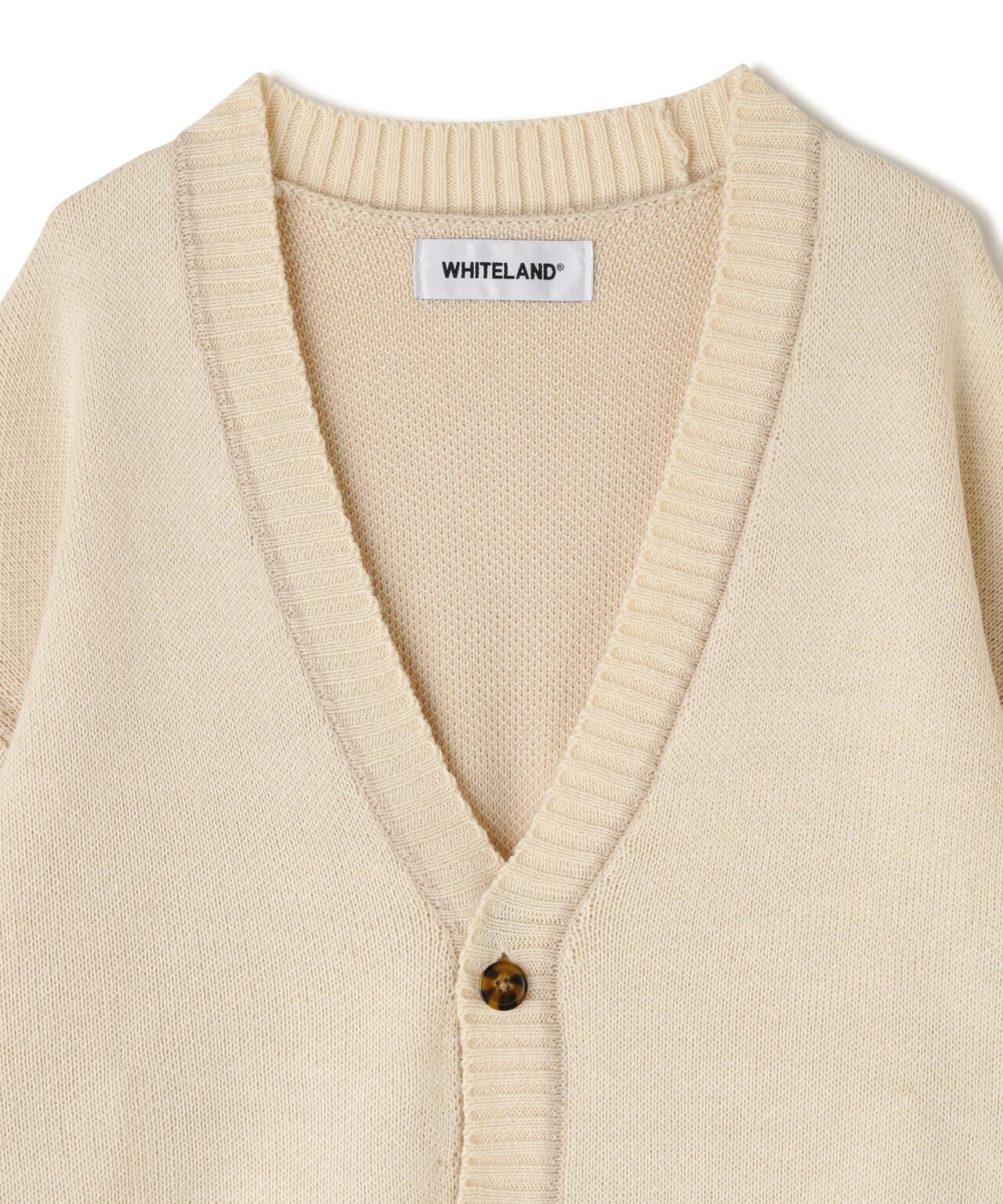 WEB&DEPOT限定/WHITELAND/ホワイトランド/LINE CARDIGAN