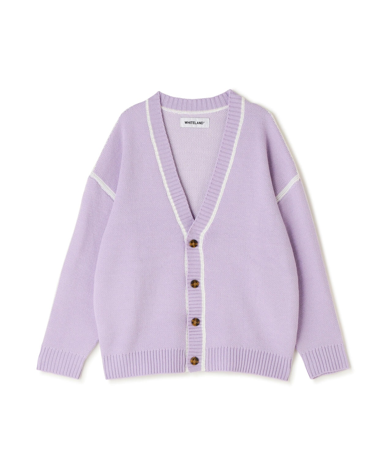 WEB&DEPOT限定/WHITELAND/ホワイトランド/LINE CARDIGAN