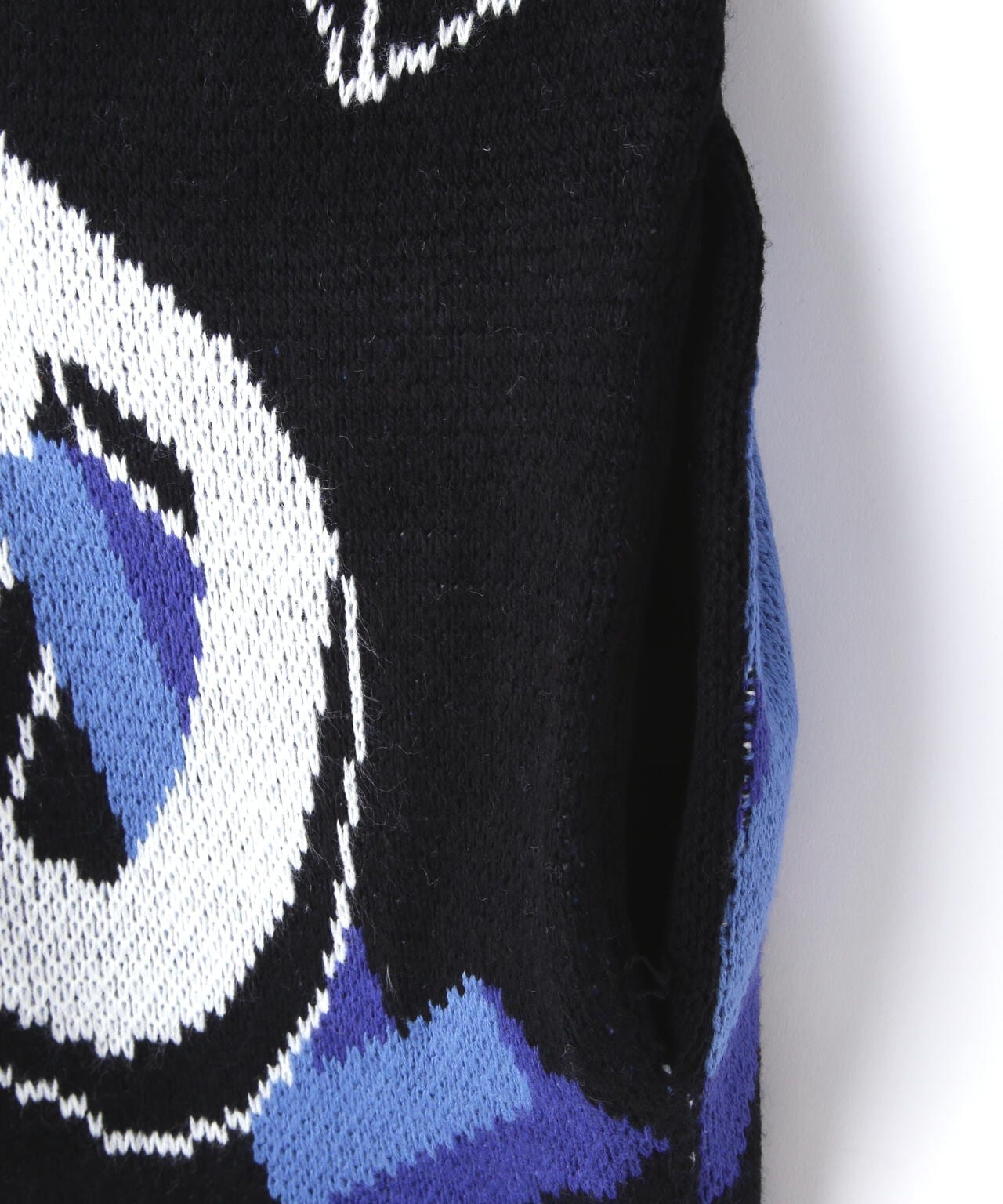 【WEB&DEPOT限定】WHITELAND/ホワイトランド/CARDIGAN/総柄カーディガン