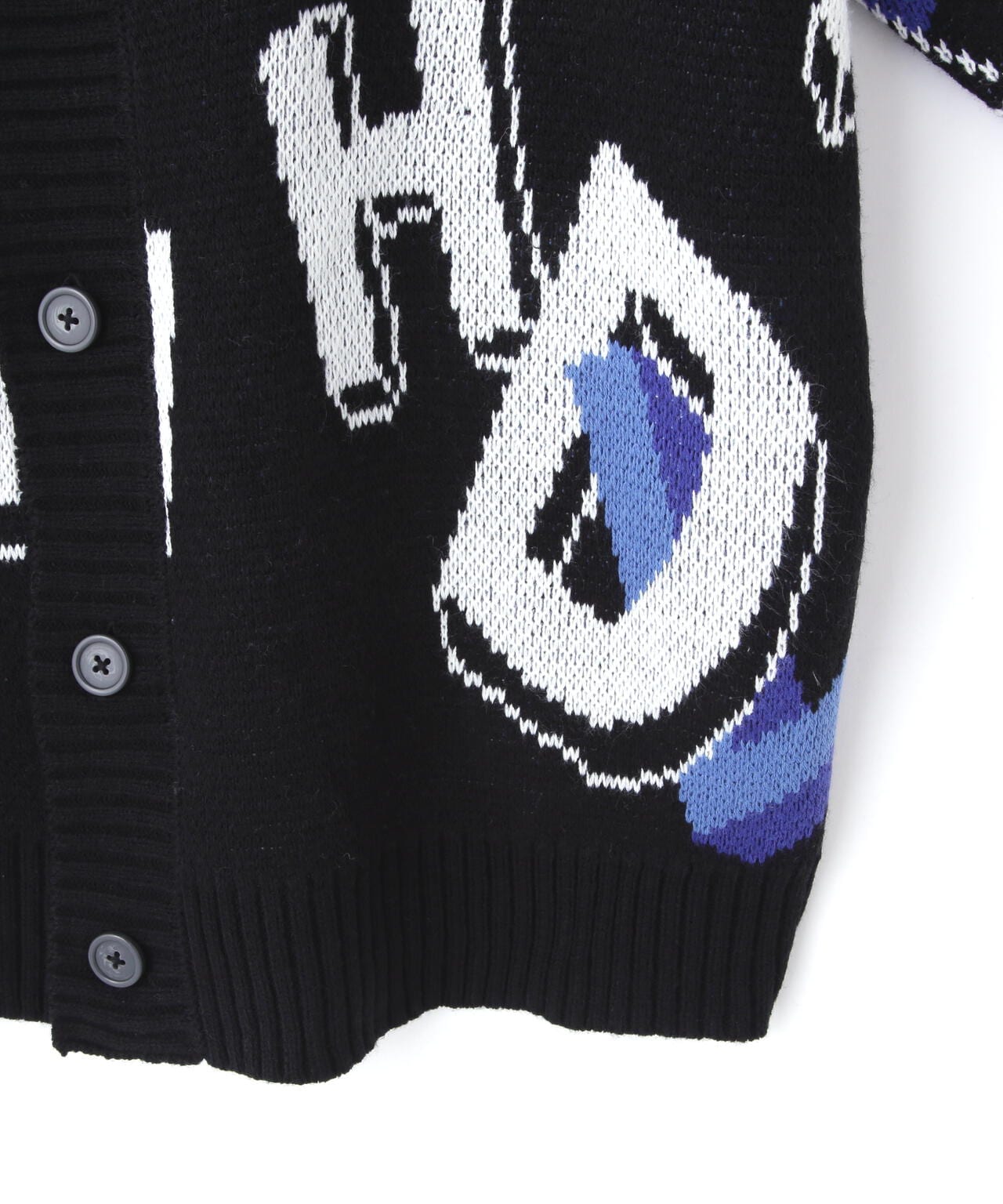 【WEB&DEPOT限定】WHITELAND/ホワイトランド/CARDIGAN/総柄カーディガン