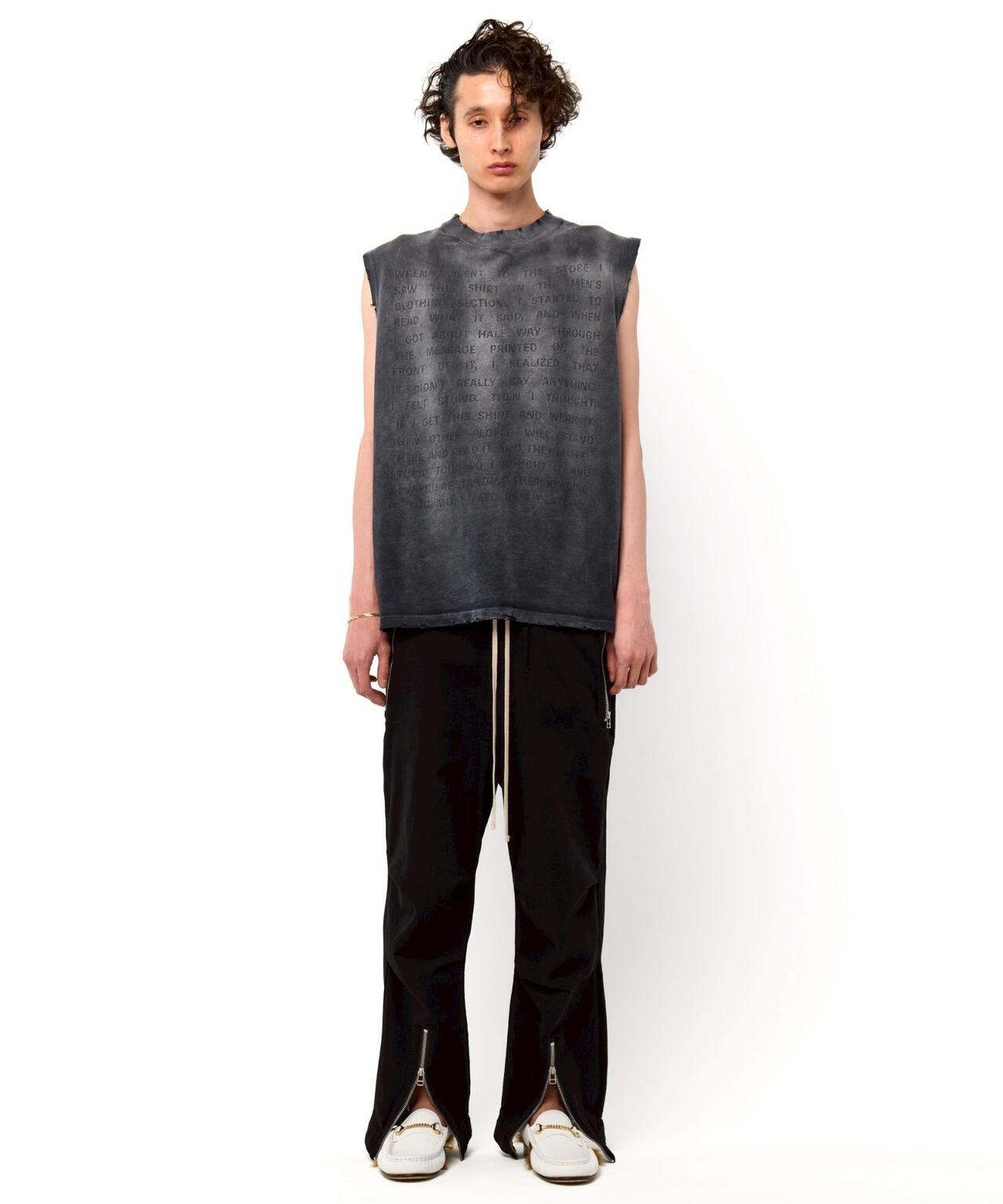 DankeSchon/ダンケシェーン/TC BLK FRONTZIP PANTS/TCブラックフロントジップパンツ