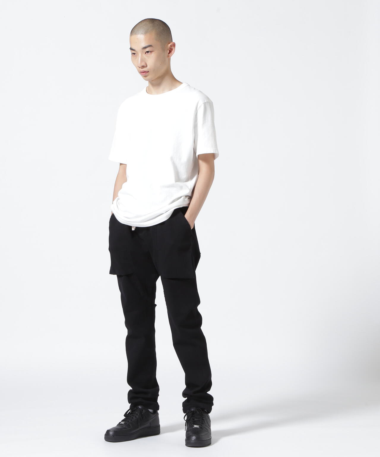 DankeSchon/ダンケシェーン/PREMIUM TC BLACK SARROUEL PANTS/サルエルパンツ