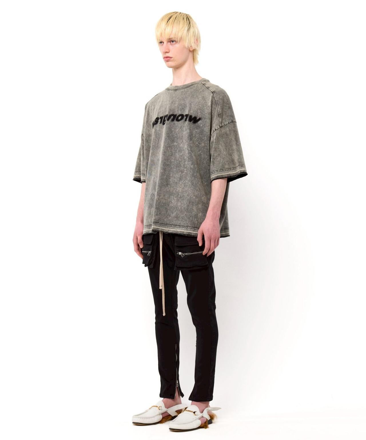 DankeSchon/ダンケシェーン/PREMIUM TC BLACK FLAP PANTS/フラップパンツ