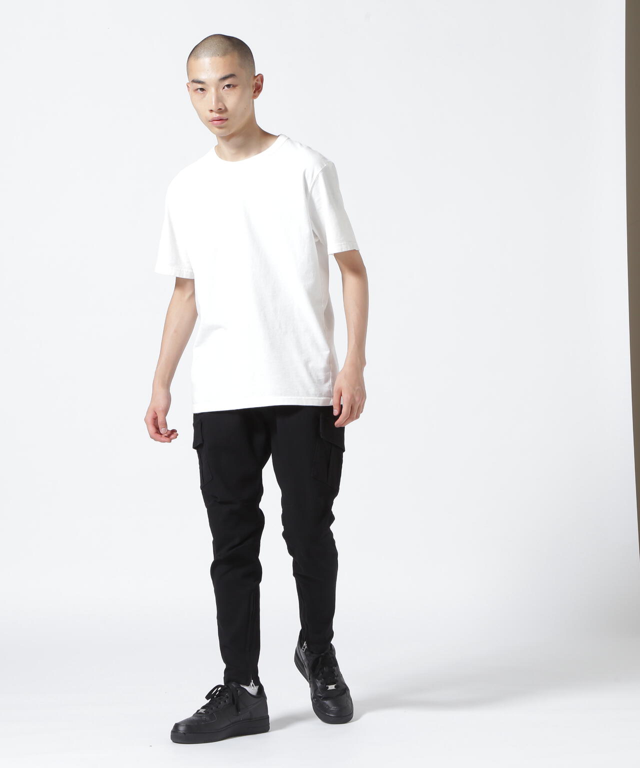 DankeSchon/ダンケシェーン/PREMIUM TC BLACK ZIP CARGO PANTS/ジップカーゴパンツ