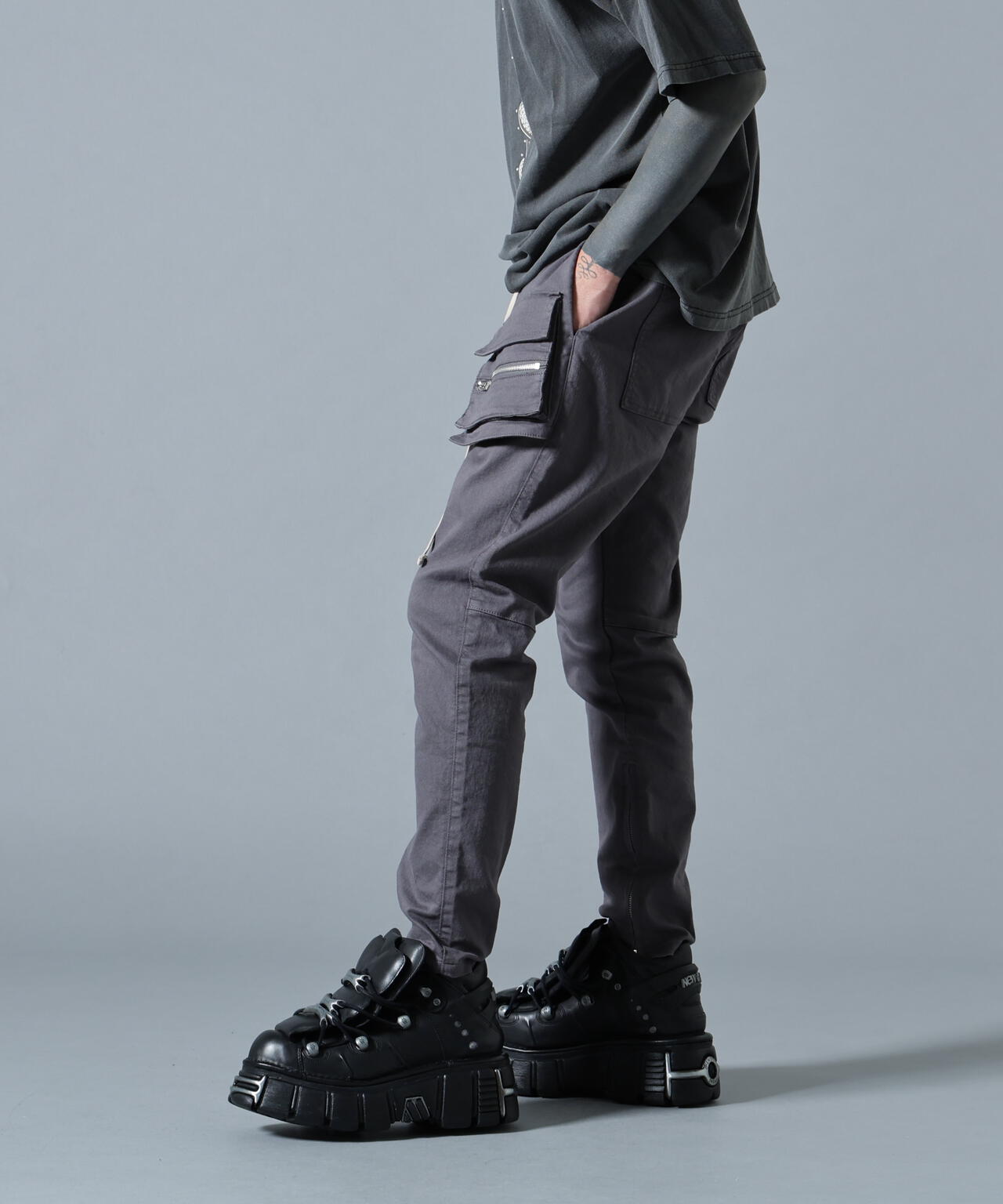 【WEB&DEPOT限定】DankeSchon/ST TWILL FLAP PANTS