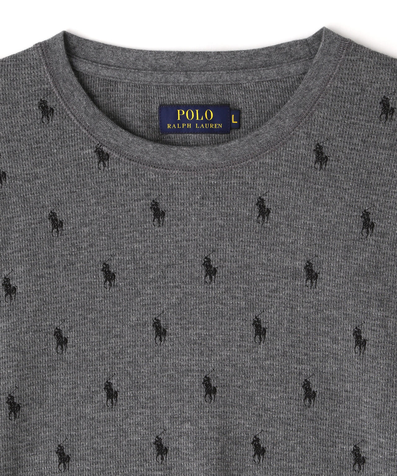 POLO RALPH LAUREN/ポロラルフローレン/Waffle Long Sleeve Crew Neck/クルーネックシャツ